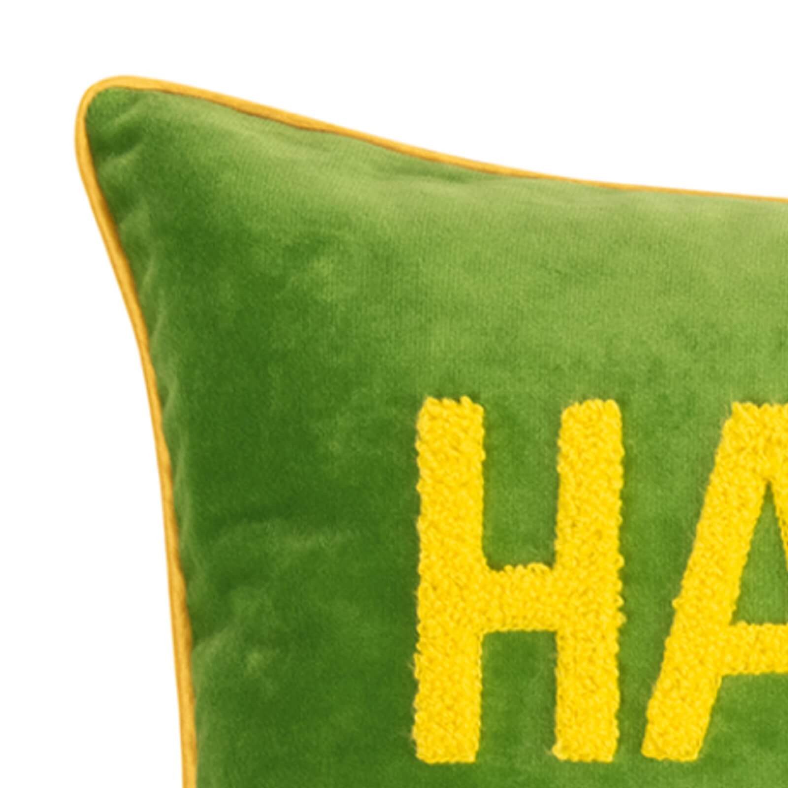 PAD Dekokissen Letters Hardcore Optimist Gelb, günstig online kaufen