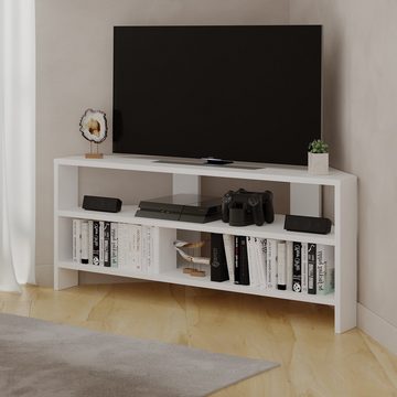 Decortie TV-Schrank Thales (1 set) Modernes Eck-Fernsehgerät Multimedia-Center, 110 x 36 x 45 cm