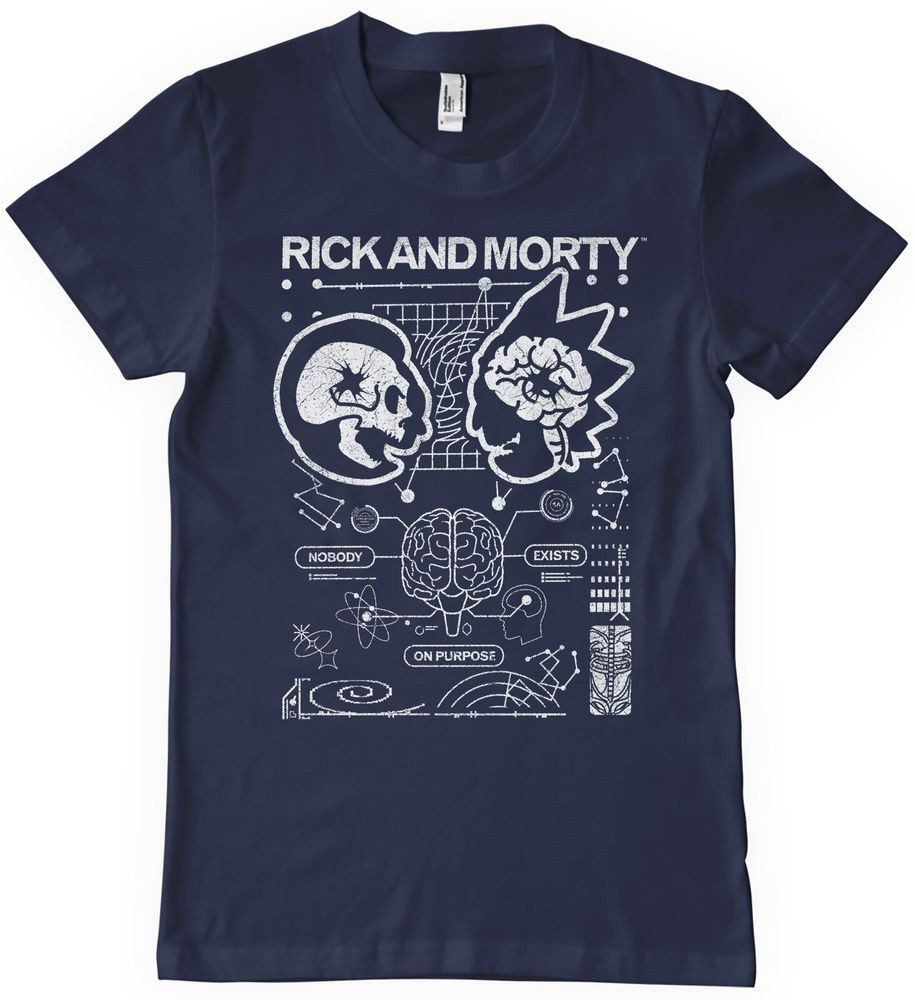 Rick and Morty T-Shirt Nobody Exists On Purpose T-Shirt