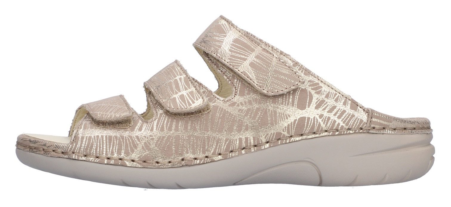 Waldläufer Gunna Pantolette, Keilabsatz, Sommerschuh, Schlappen in bequemer Schuhweite G