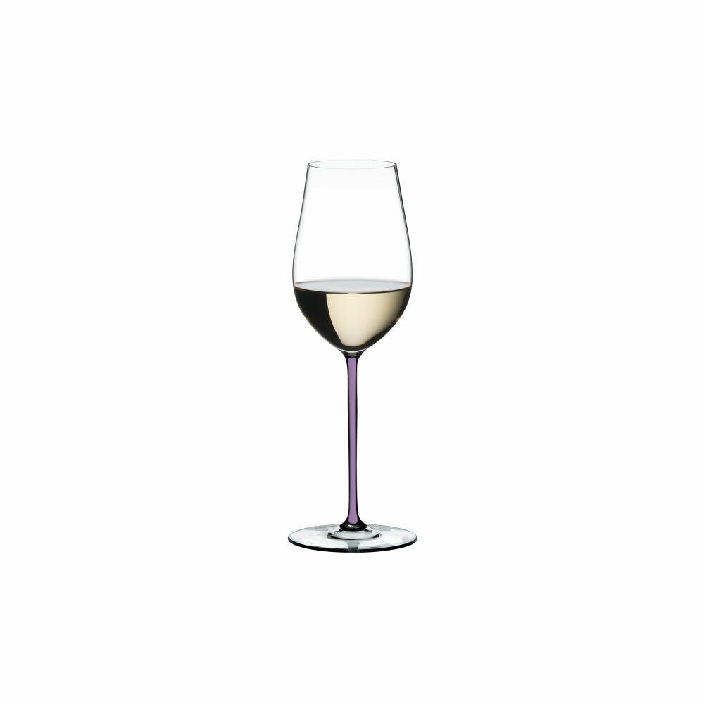 RIEDEL THE WINE GLASS COMPANY Weißweinglas Fatto A Mano Riesling Zinfandel Opalviolett, Kristallglas, handgefertigt