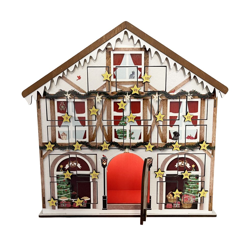 Musicboxworld Spieluhr Adventskalender Weihnachtshaus