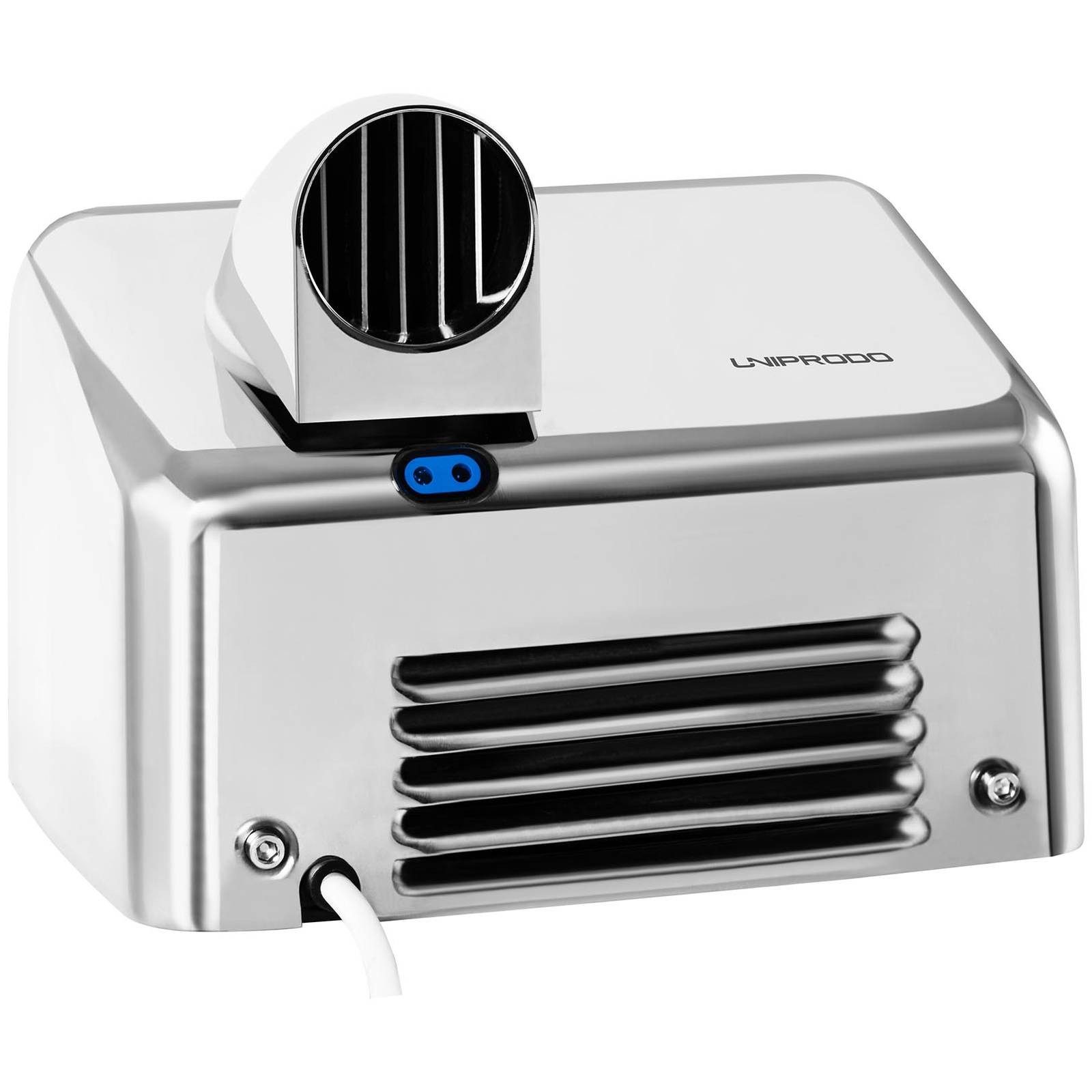 Uniprodo Händetrockner 2.300 W Gebläse elektrisch Handtrockner Wandhandtrockner Edelstahl, 2300W