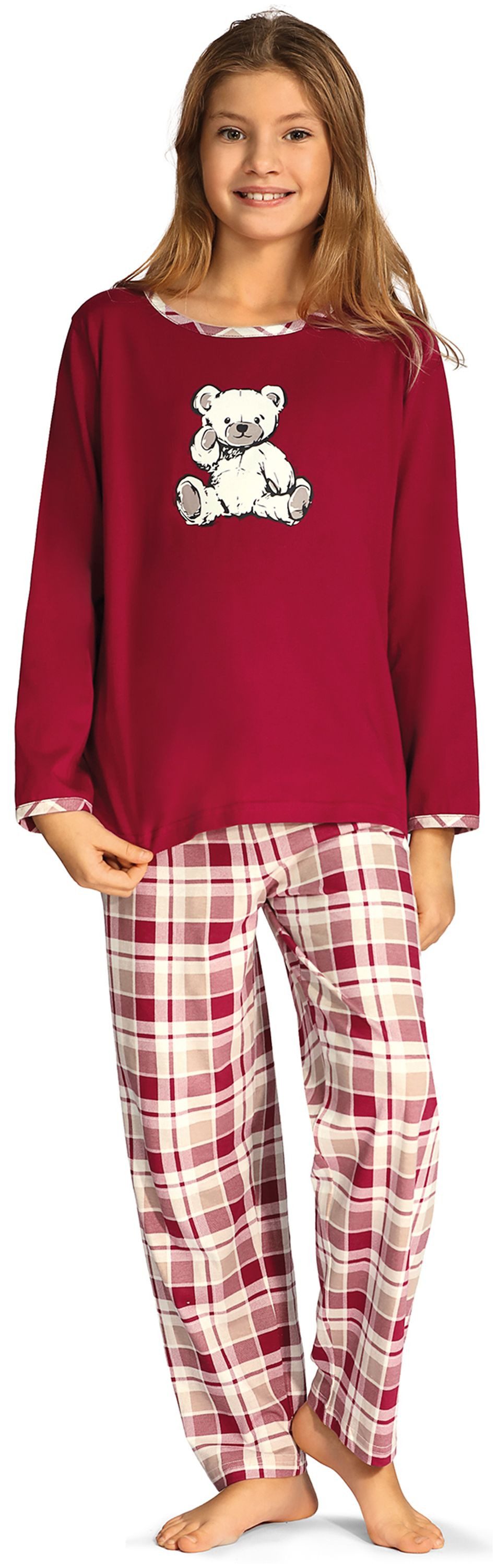 comtessa Schlafanzug Iceberg Buddies (Set, 2-teilig) Mädchen Pyjama lang Langarm Baumwolle Winter