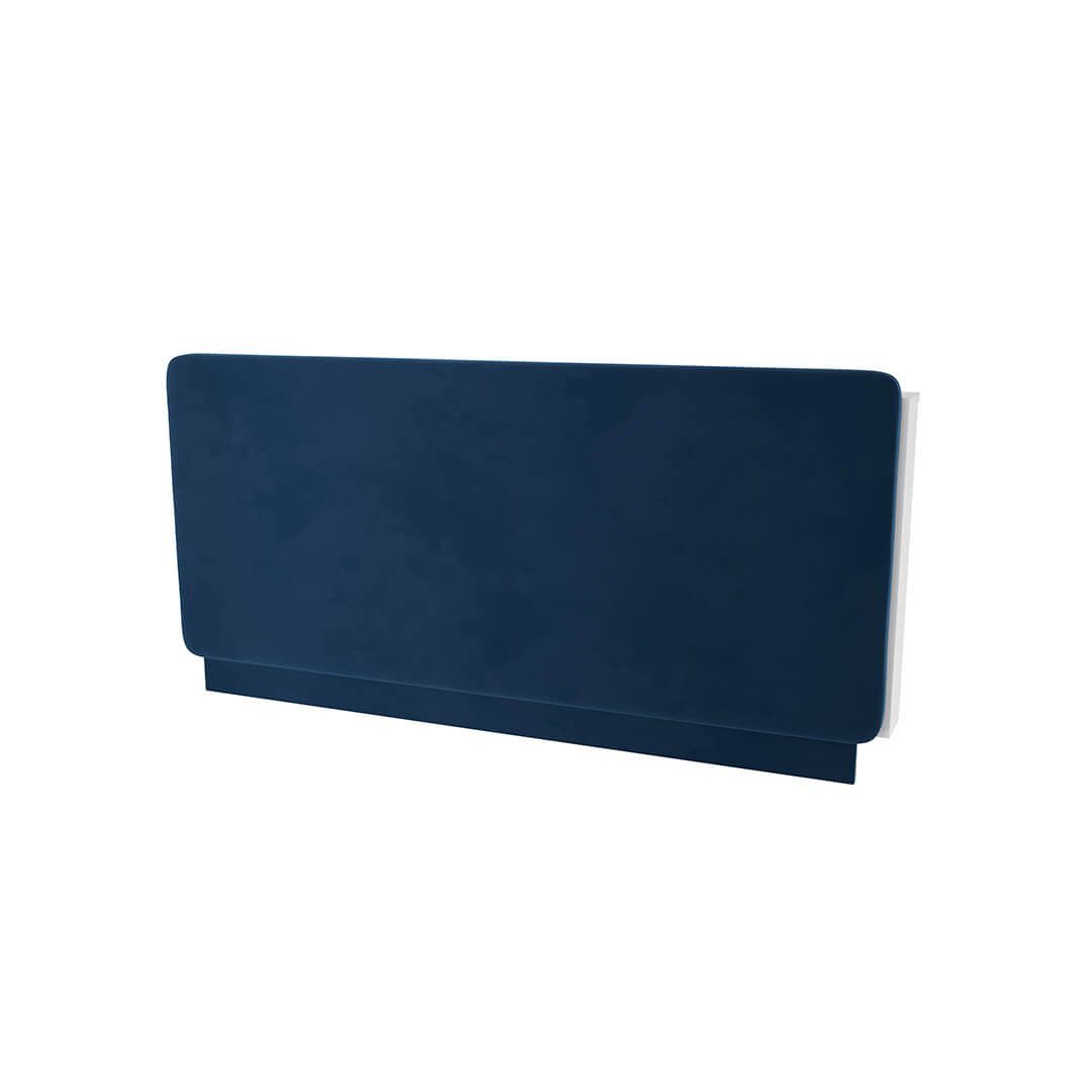 Unique gepolstertem Home mit wählbar Schrankbett Grau/Dunkel Blau CP01Z,140x200cm, Schrankbett Rückenteil,Farbe