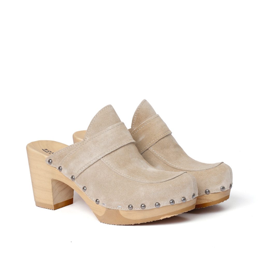Softclox SHELLY Kaschmir taupe (natur) Clog günstig online kaufen