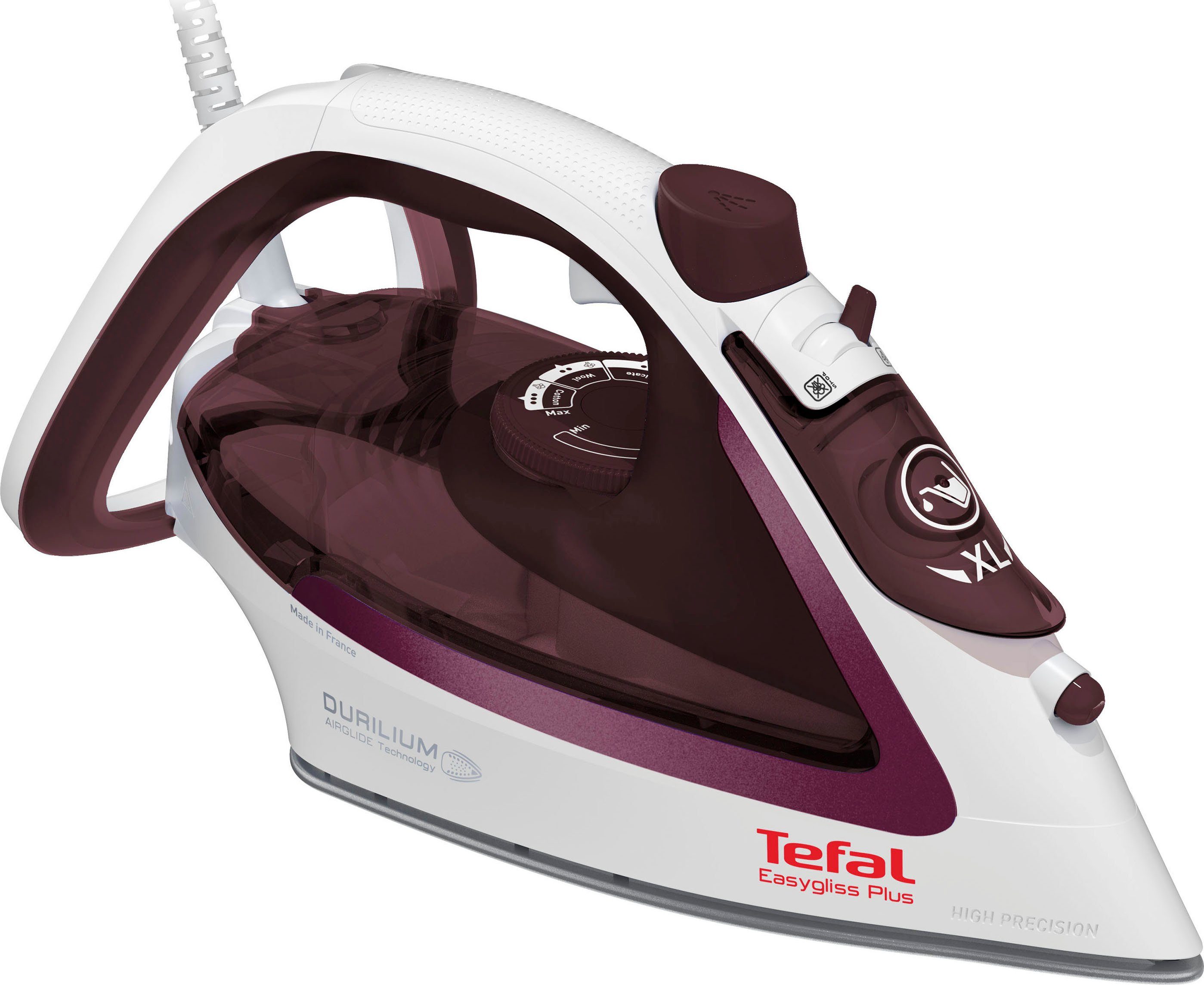 Tefal Паровой утюг FV5716 Easygliss Plus, 2500 W, 190 g/Min. Dampfstoß, Vertikaldampf, XL Einfüllöffnung, stabile Ablage