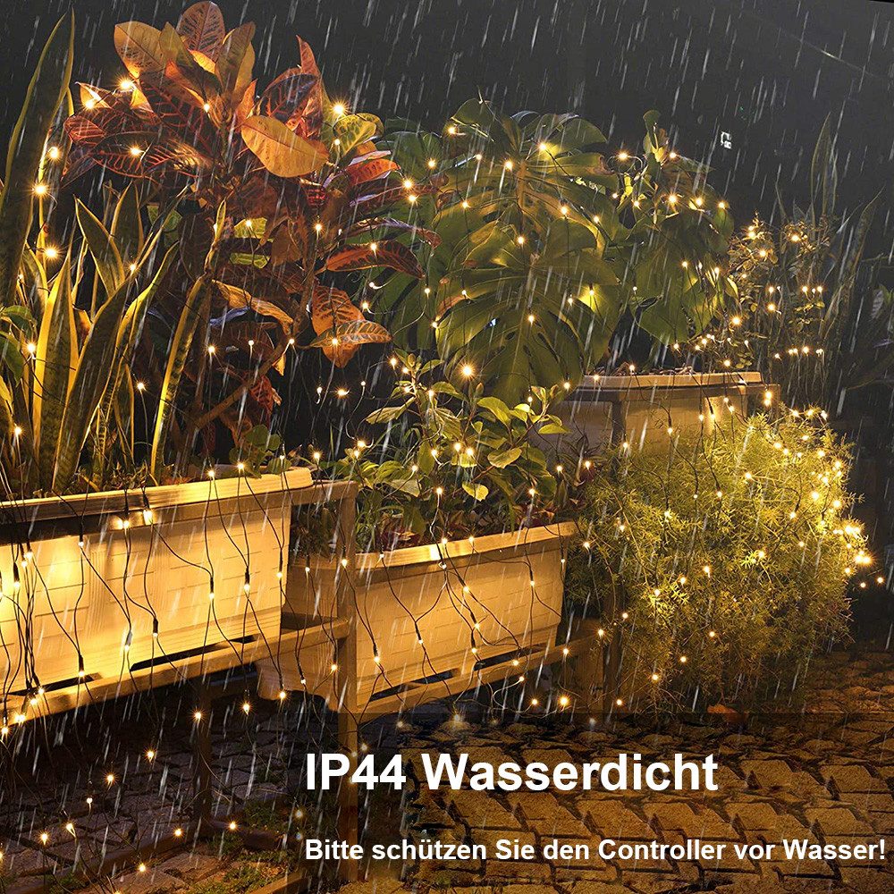 Qualra LED-Lichterkette LED Lichternetz Lichterkette Wasserdicht günstig online kaufen