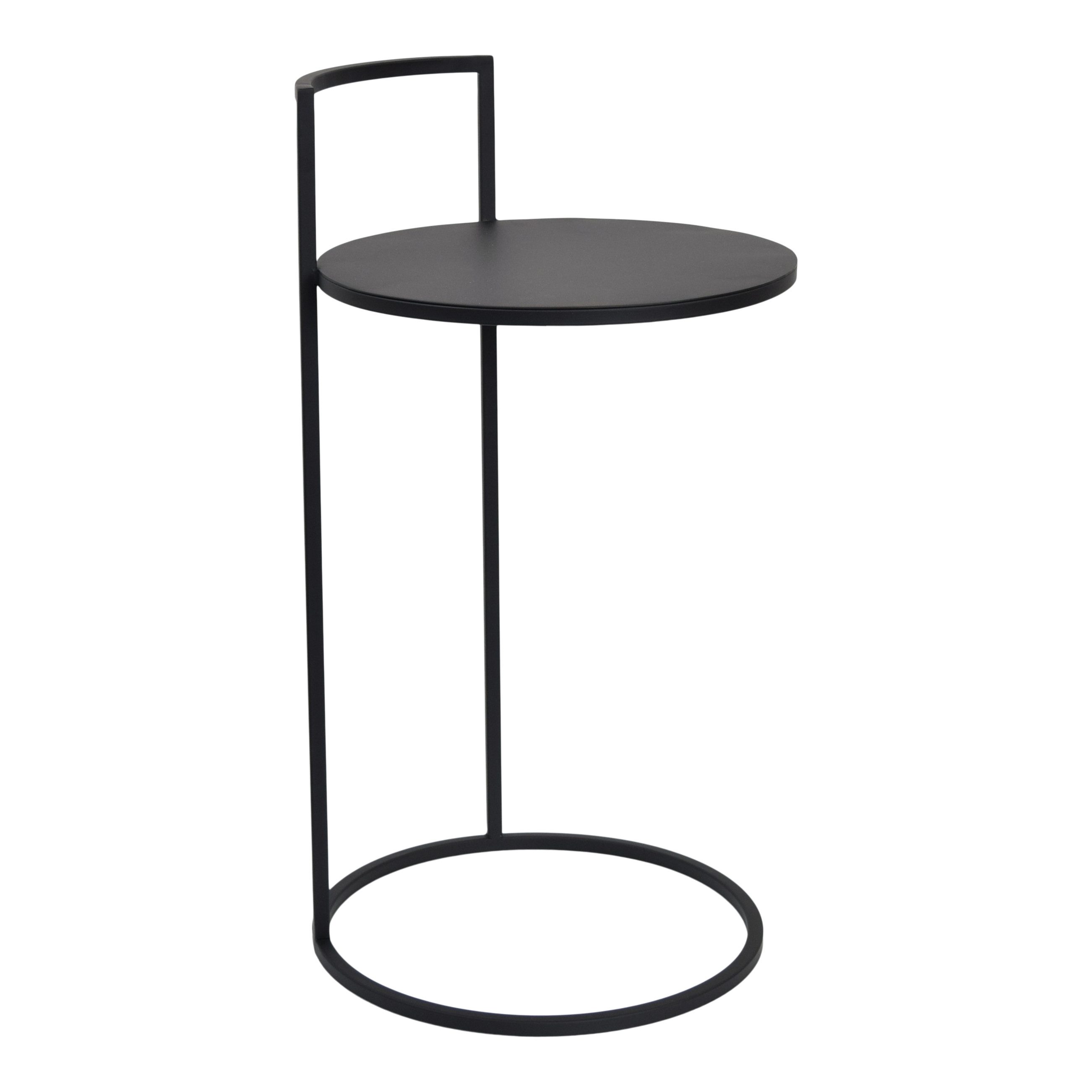 LOFT42 Beistelltisch LOFT42 Jimmy Beistelltisch - Metall - Mattschwarz -35x35x66