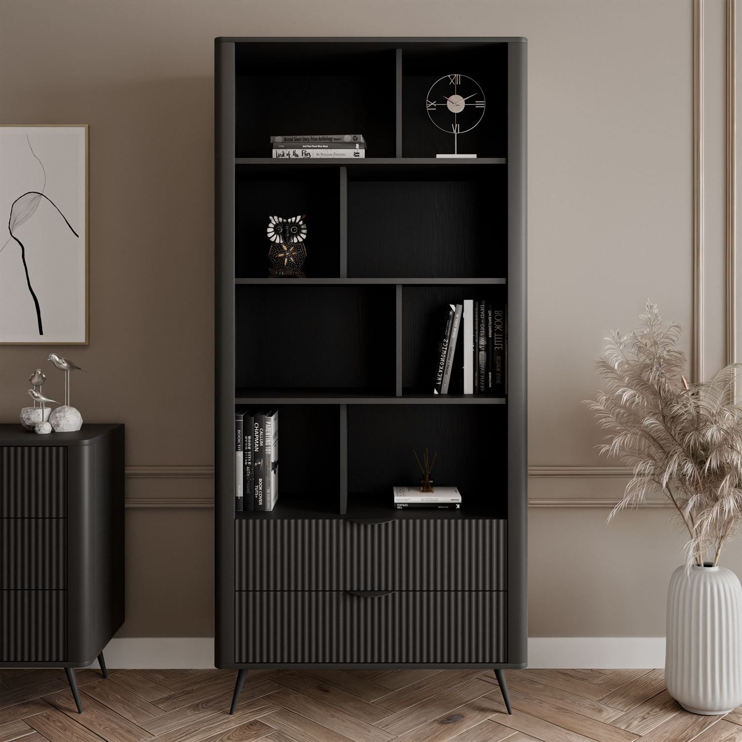 Lookway Standregal SCARLETT mit Schubladen, Breite: 88 cm günstig online kaufen