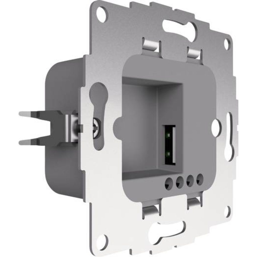 2USB Steckdose Smarterliving 2USB 1-fach Unterputz-Einsatz
