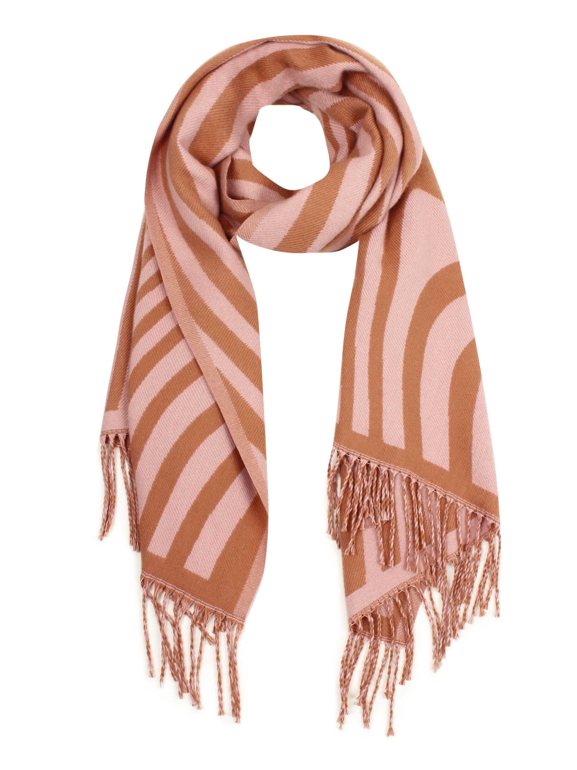 Samaya Modeschal Goat, (1-St), in bicolor mit Fransen