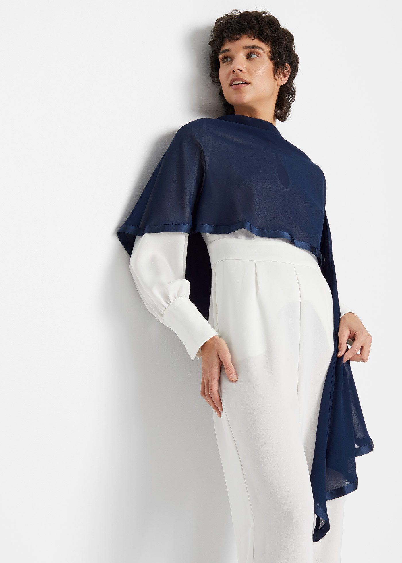 bonprix Strickponcho Poncho-Schal