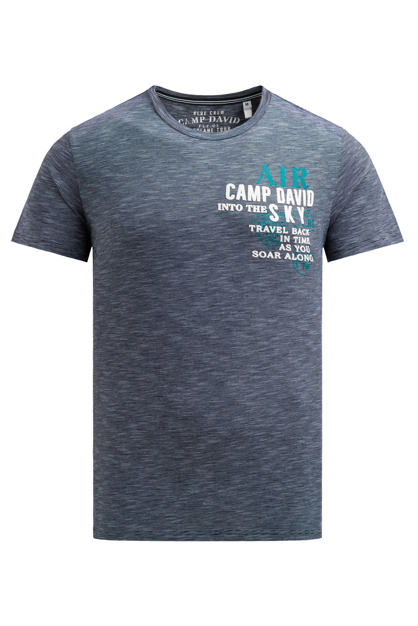 CAMP DAVID Rundhalsshirt mit Kontrastnähten günstig online kaufen