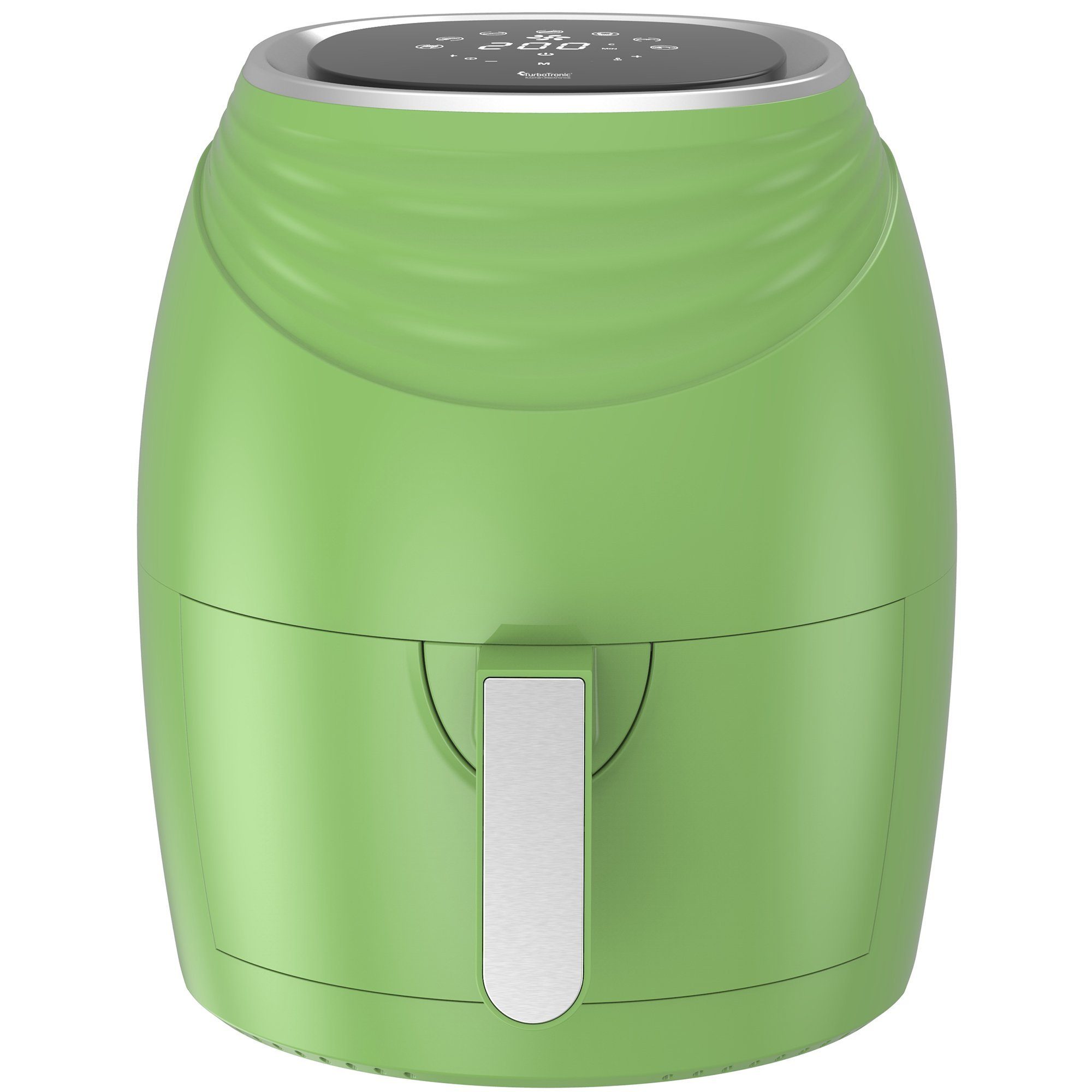 TurboTronic by Z-Line Heißluftfritteuse, 1200 W, Camping Retro digital Airfryer AF11D