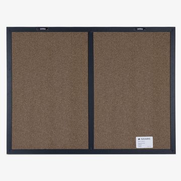 Navaris Memoboard Kombitafel - Pinnwand, Magnettafel und Stoff - Memoboard 60x45 cm, (1-tlg)