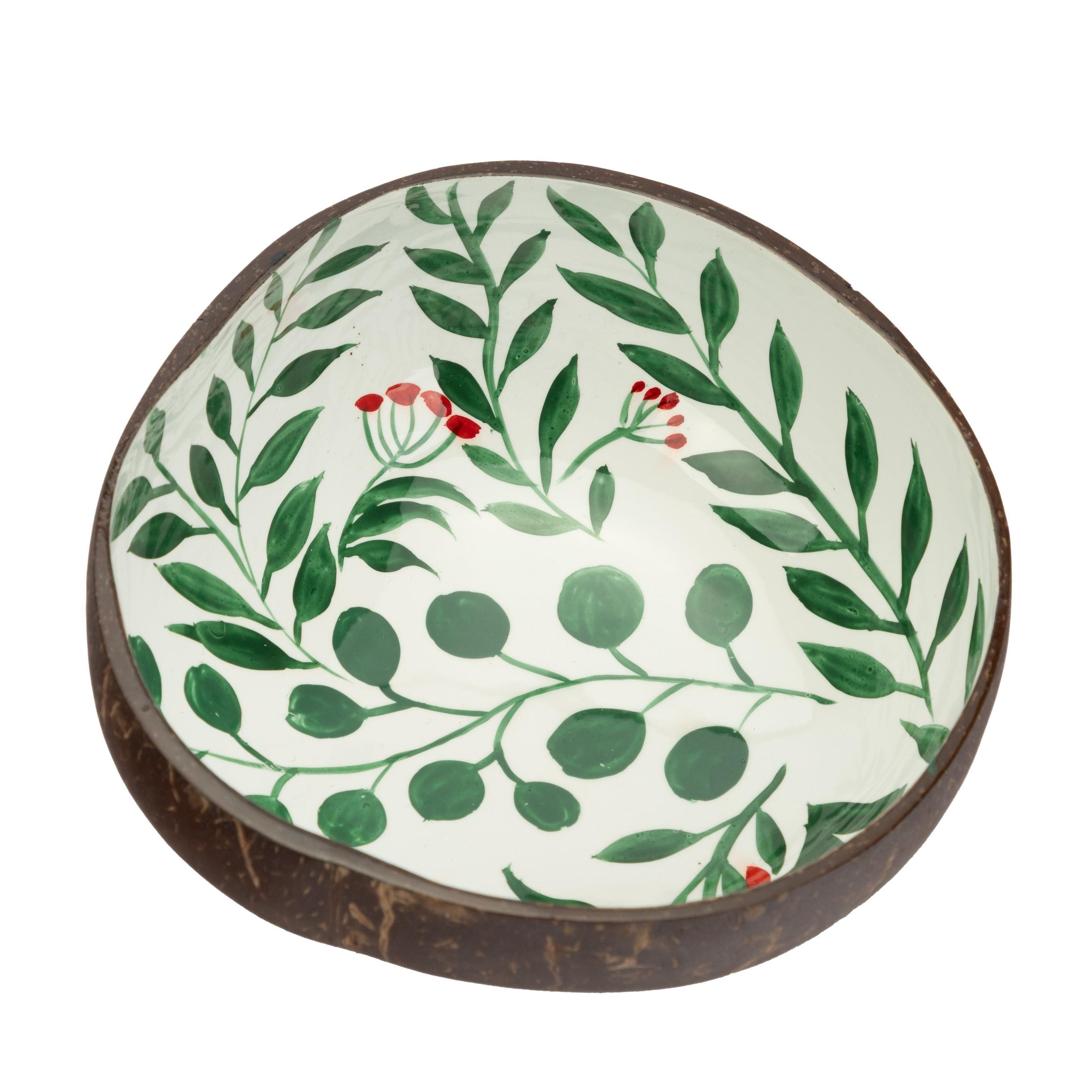 El Puente Schale Kokosnuss-Schale "Ilex", Handmade, Kokos, Handmade