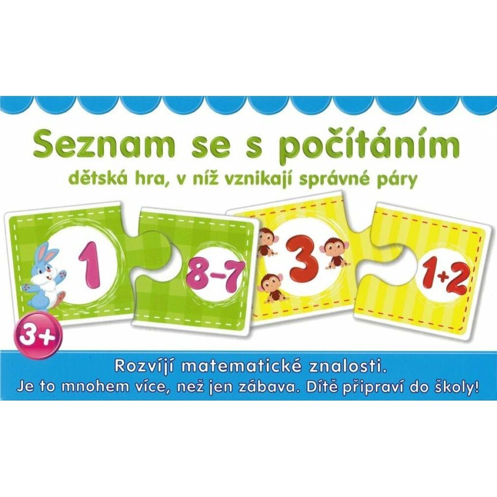 Dohany Puzzle DOHÁNY Puzzle Pairs Treffen Sie die Zählung, Puzzleteile