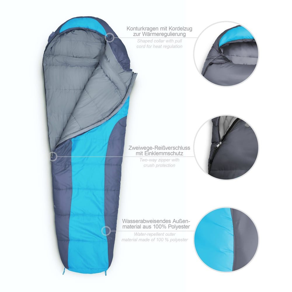 Lumaland Mumienschlafsack Where Tomorrow Camping Schlafsack mit Tasche, was günstig online kaufen