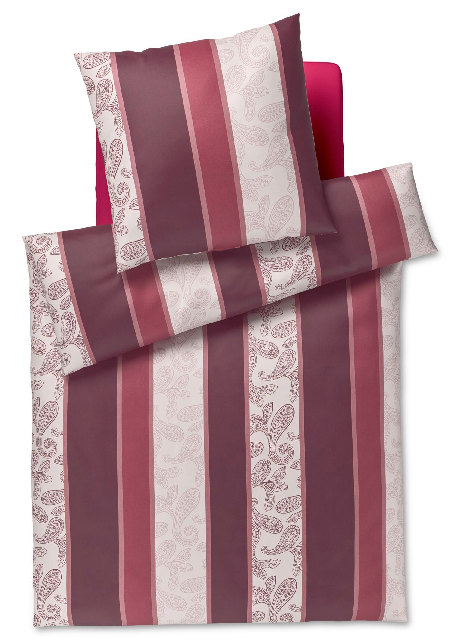 JOOP! Bettwäsche JOOP! LIVING - PAISLEY STRIPES Garnitur, Textil, 2 teilig