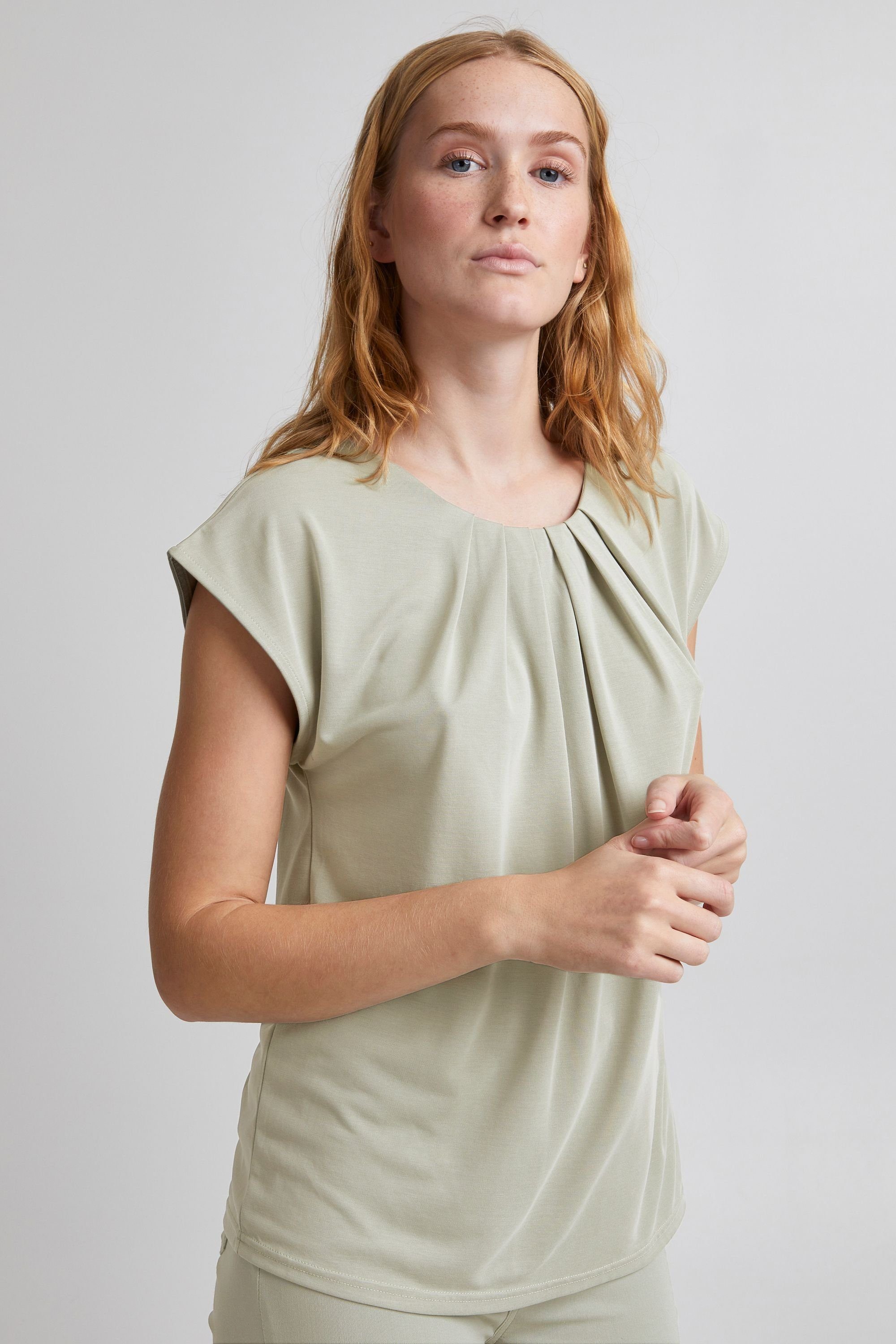 b.young Shirtbluse BYPERL TOP (166008) -20811284 Seagrass