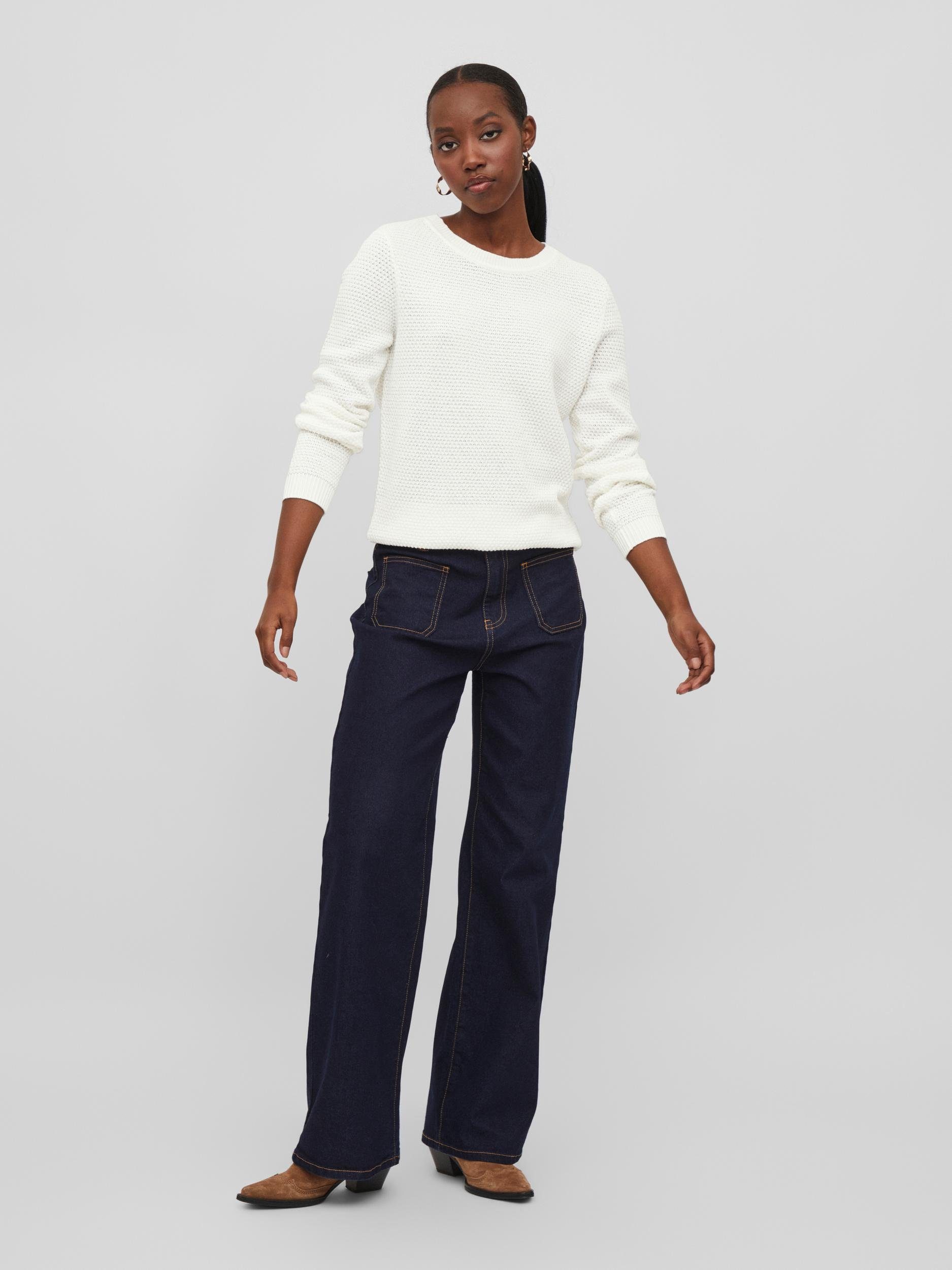 Vila Rundhalspullover VIDALO O-NECK L/S KNIT TOP- NOOS günstig online kaufen