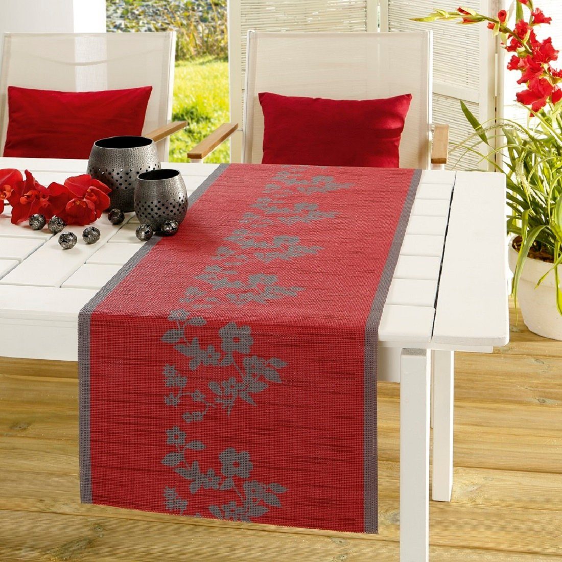 Giantore Tischläufer Tischläufer Tischdecke mit feinem Polyester-Einfassban günstig online kaufen