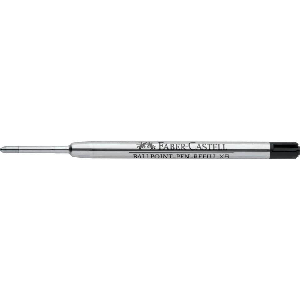 Faber-Castell Druckkugelschreiber 10x FABER-CASTELL 148747 Kulimine XB schwarz Kugelschreiber-Mine