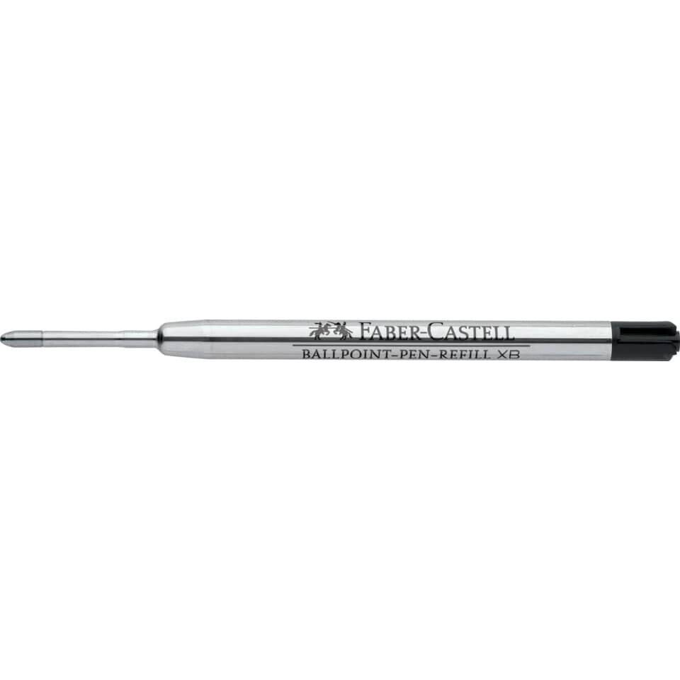 Faber-Castell Druckkugelschreiber 10x FABER-CASTELL 148747 Kulimine XB schwarz Kugelschreiber-Mine