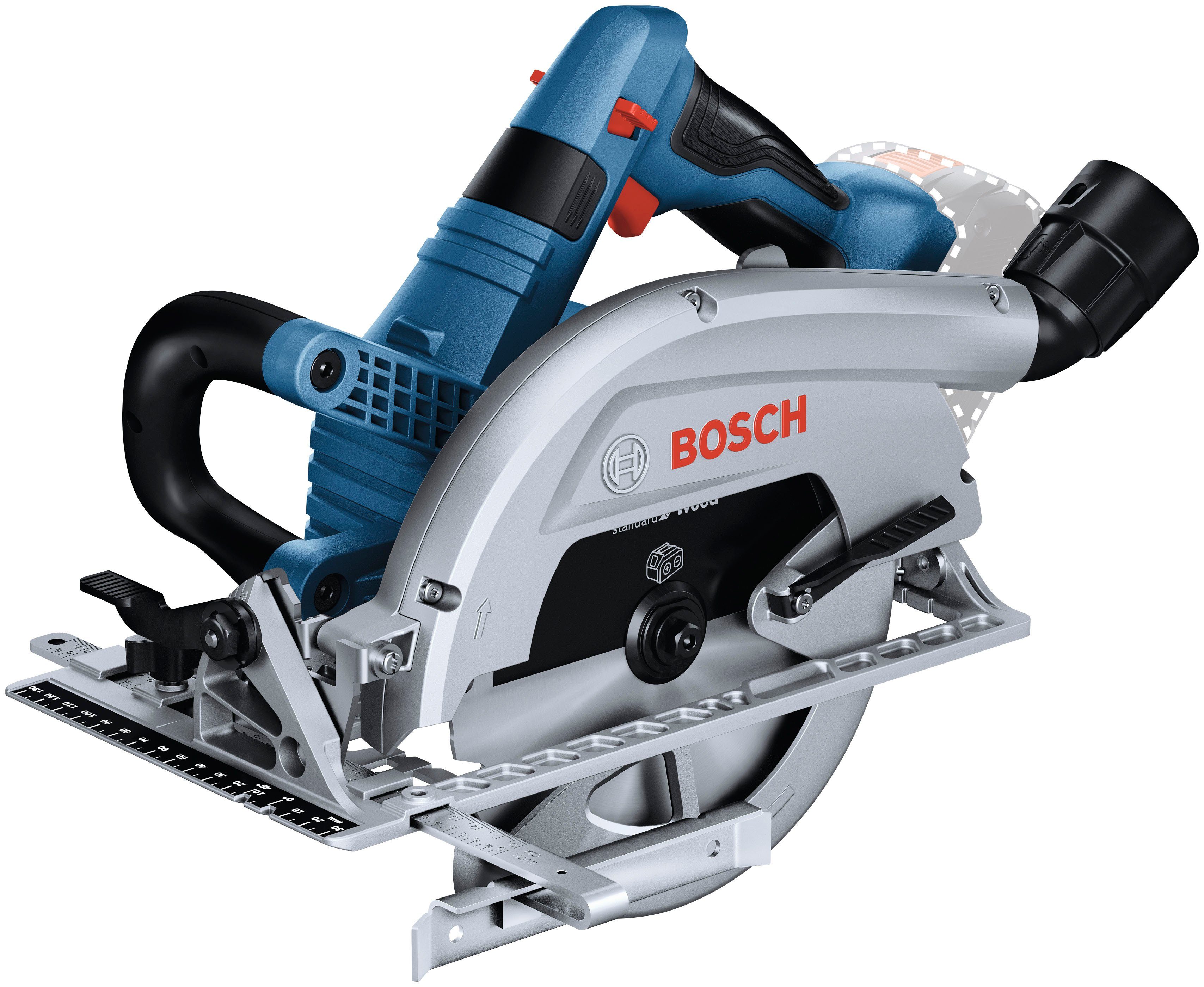 Bosch Professional Akku-Handkreissäge GKS 18V-70 L, inkl. L-Boxx, ohne Akku und Ladegerät