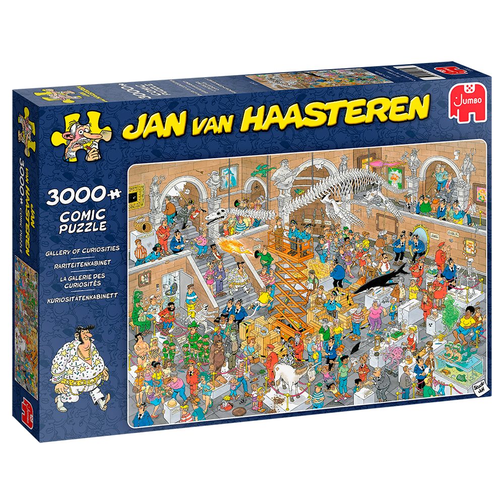 Jan van Haasteren Puzzle Jan van Haasteren Kuriositätenkabinett 3000 Teile Puzzle, 3000 Puzzleteile, Made in Europe