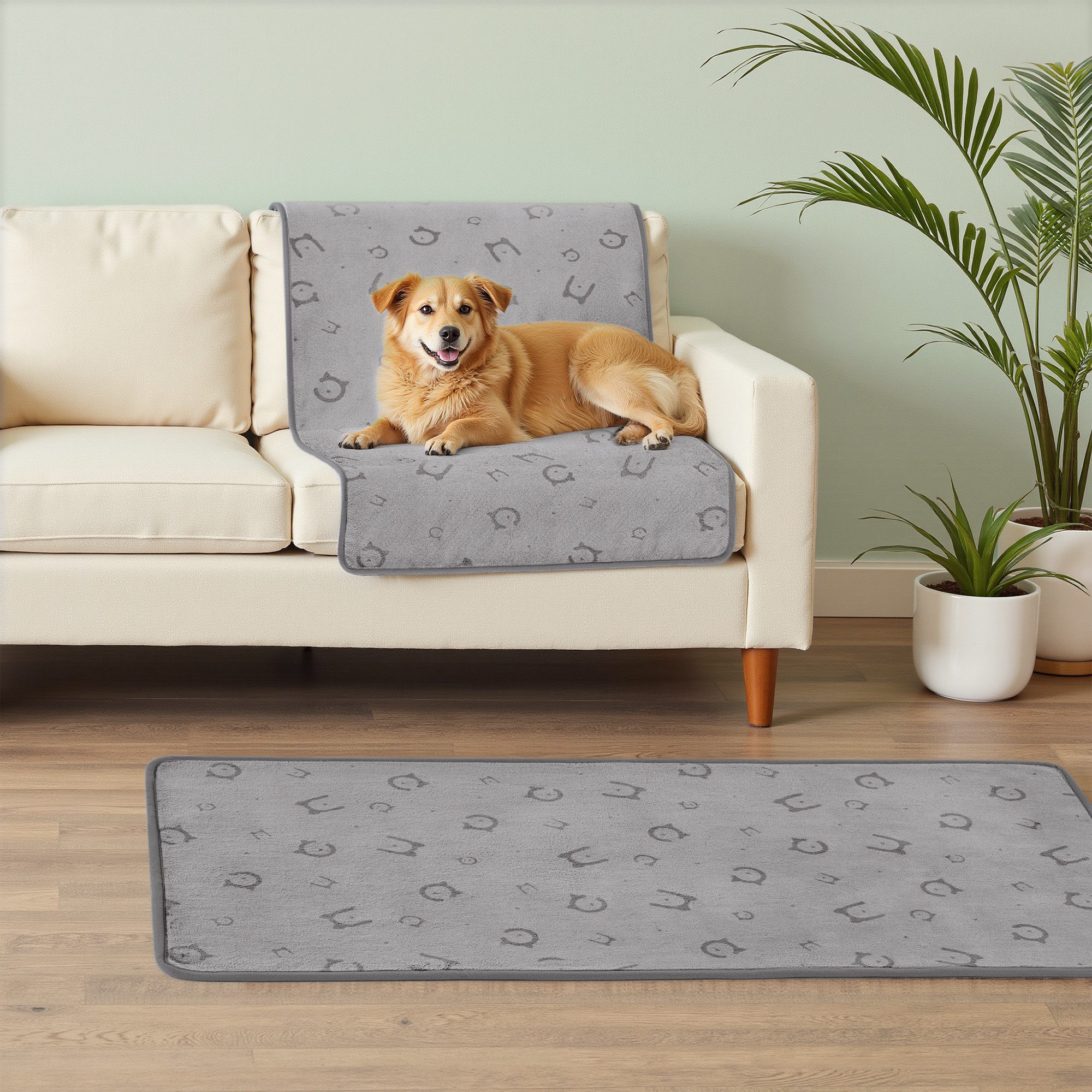 FEANDREA Tierdecke 2er Set, Hundematte Welpen-Unterlagen, wiederverwendbar, günstig online kaufen