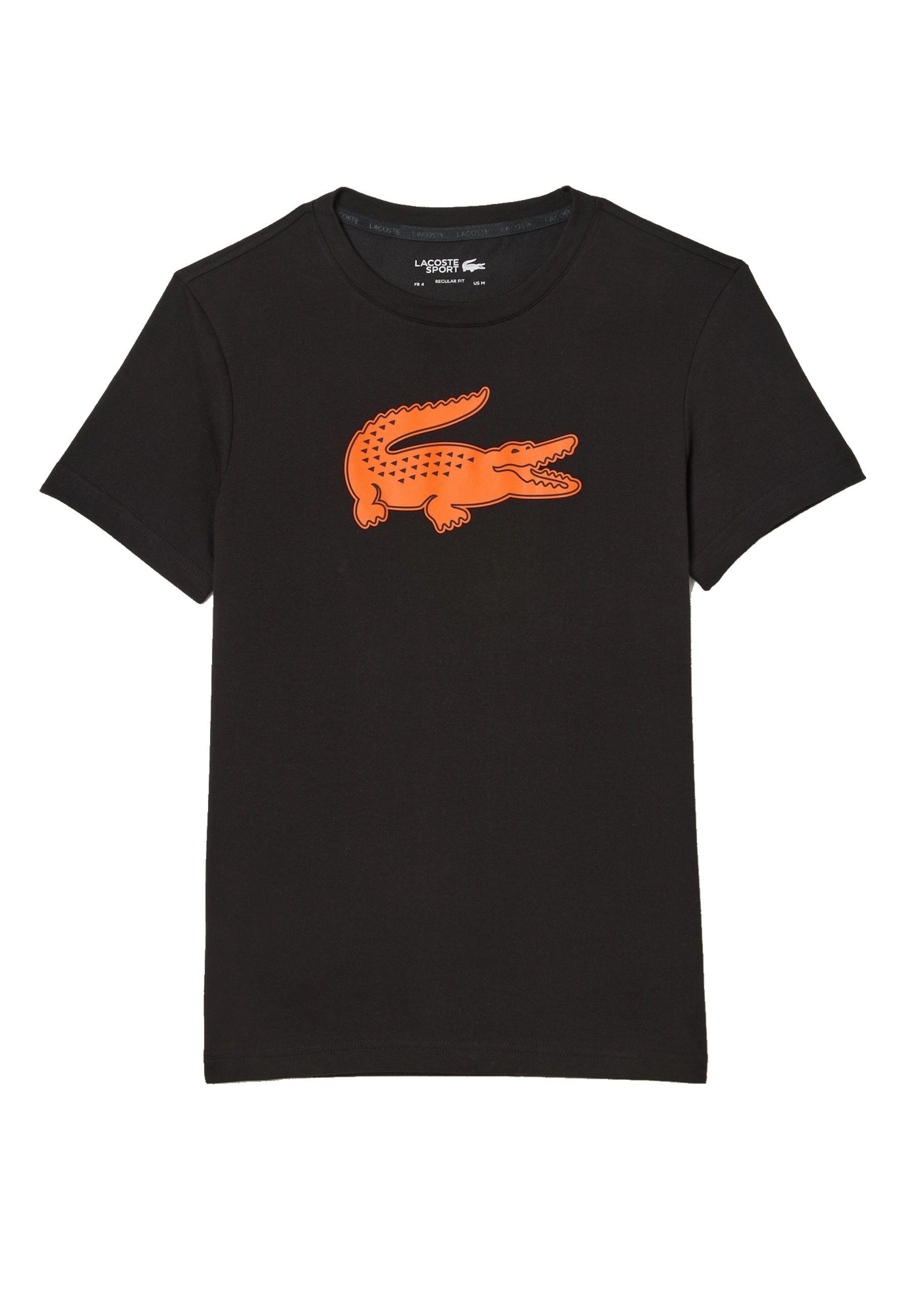 Lacoste T-Shirt T-Shirt Kurzarmshirt mit Rundhalsausschnitt und (1-tlg)