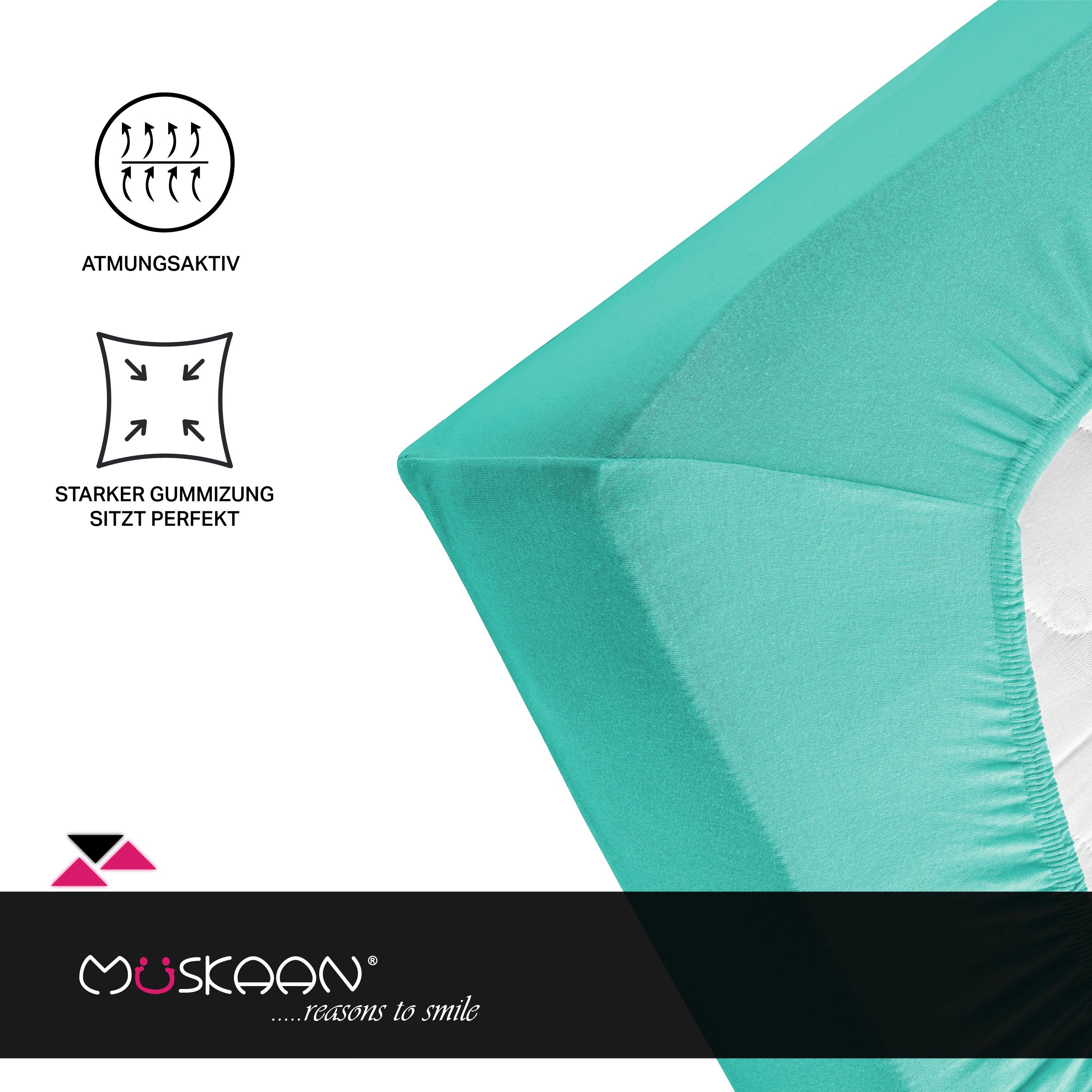 Müskaan Spannbettlaken 180x200 - 200x220 Boxspringbett günstig online kaufen
