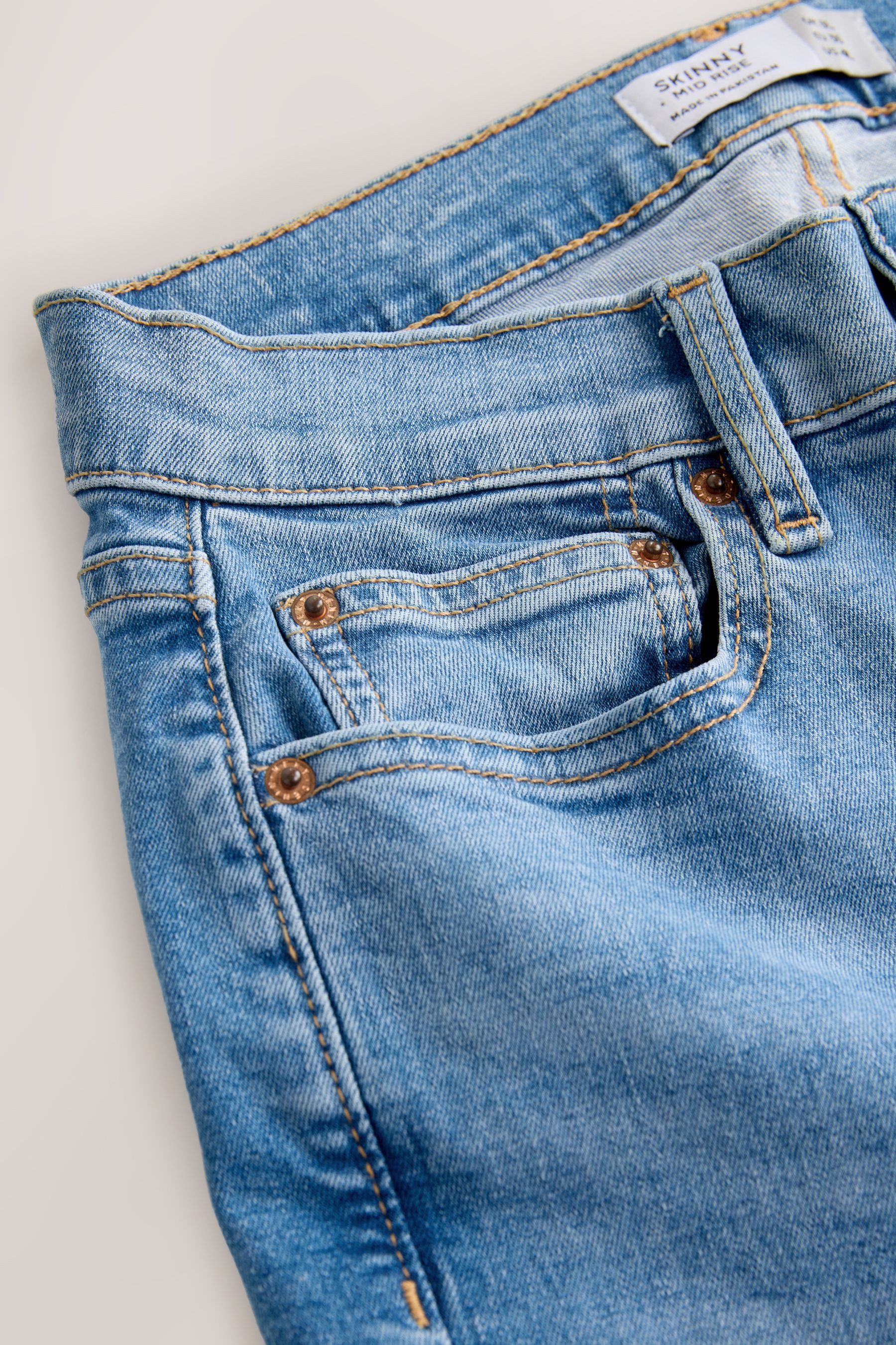 Next Skinny-fit-Jeans Skinny Fit Jeans mit Stretch und hohem Bund (1-tlg)