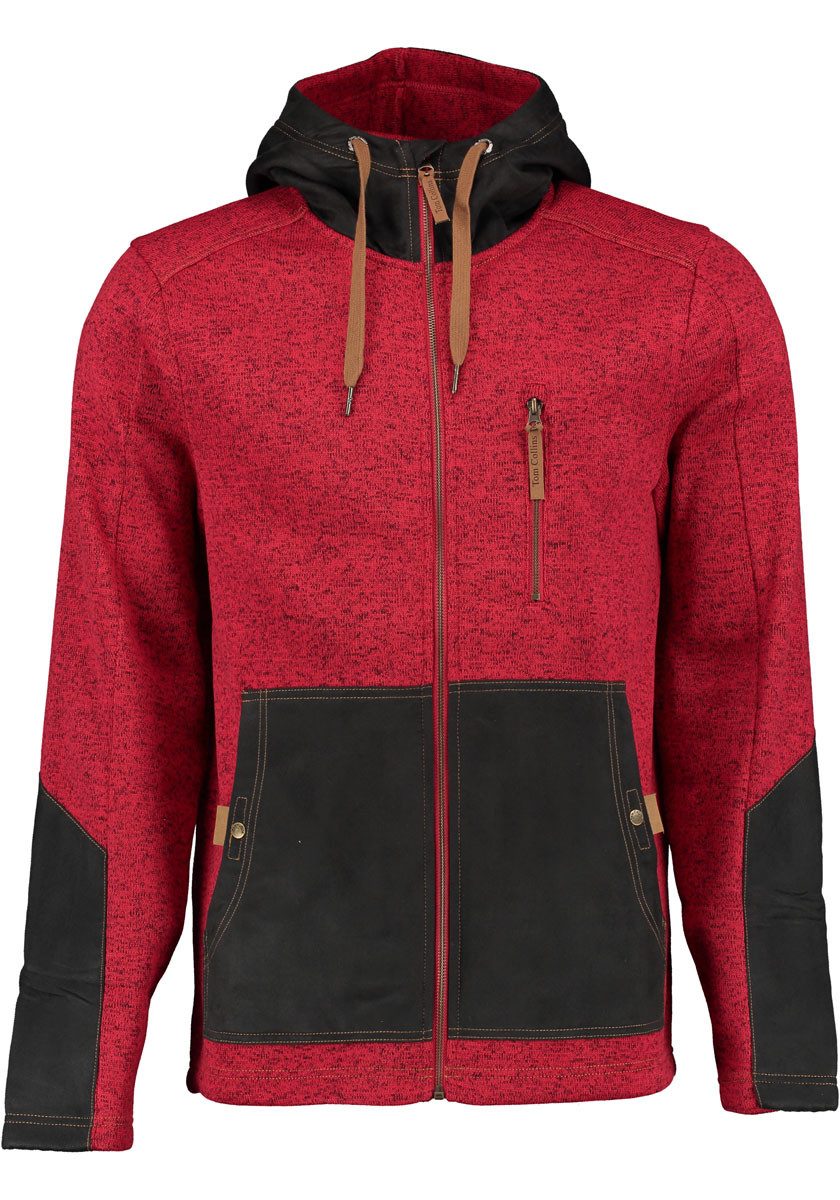 Tom Collins Strickfleecejacke Mumep Herren Outdoorjacke hochgeschlossen mit günstig online kaufen