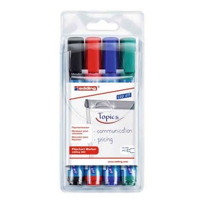 edding Kugelschreiber 4 edding 380 Flipchart-Marker farbsortiert 1,5 -