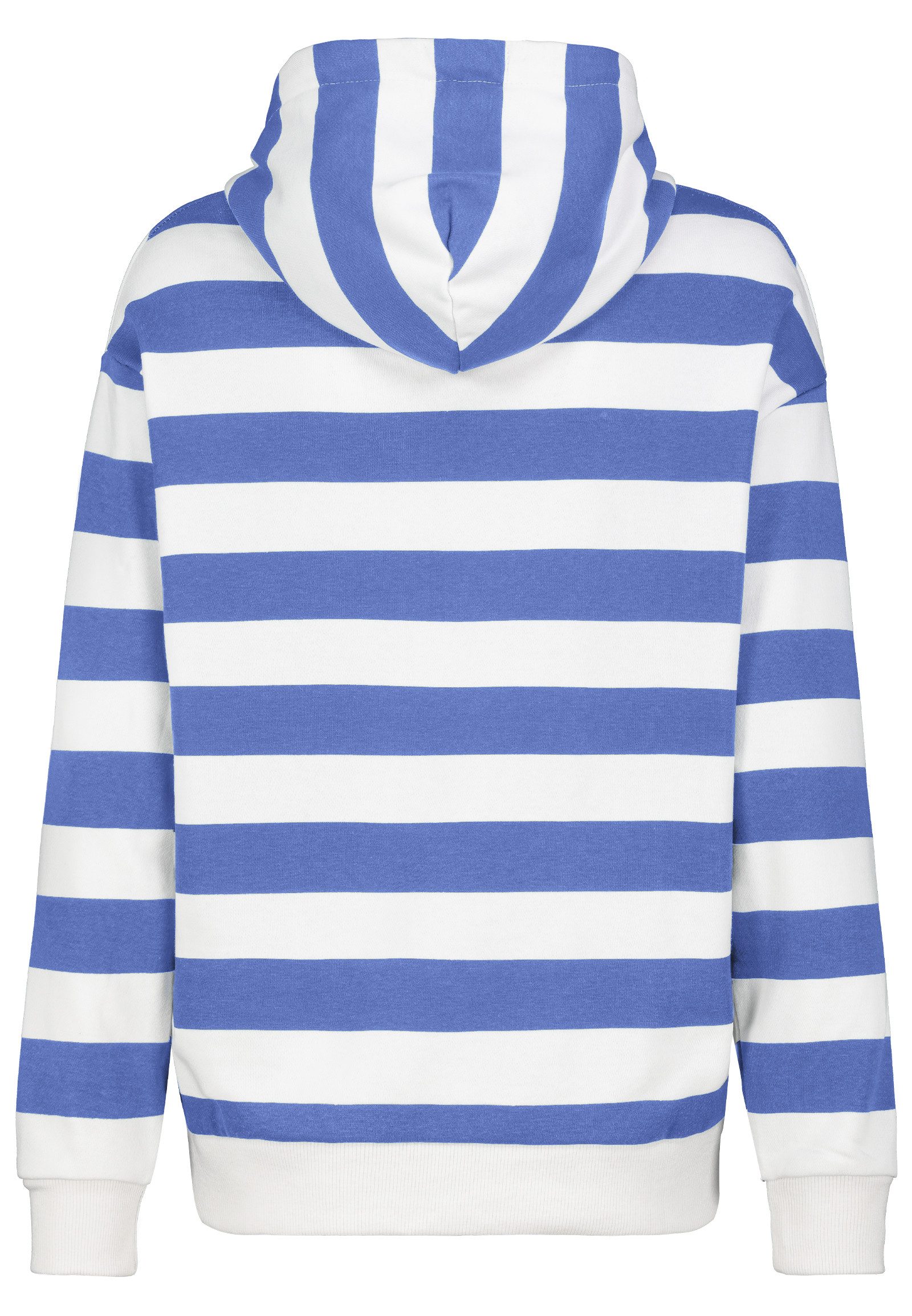 SUBLEVEL Hoodie Liebevoll bestickter Streifenlook mit Kapuze Logo Sweat Hoo günstig online kaufen