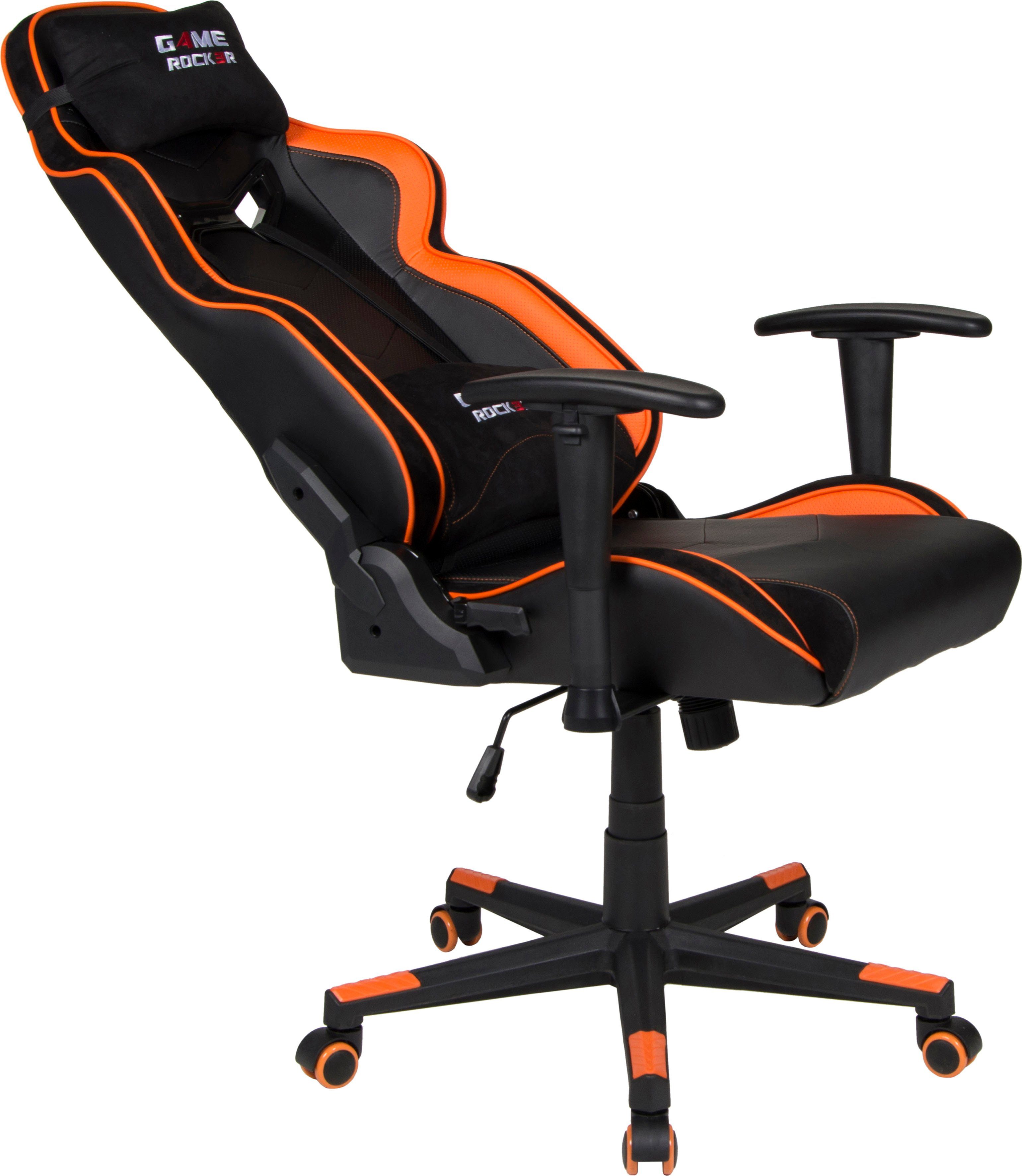 G-30 schwarz/orange schwarz/orange schwarz/orange Collection | Duo Gaming-Stuhl | Game-Rocker