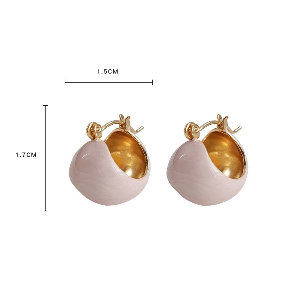 Paar AUzzO~ Einfaches Ohrringe Ohrringe Ohrstecker C-förmig Braut TemperamentDamenschmuck