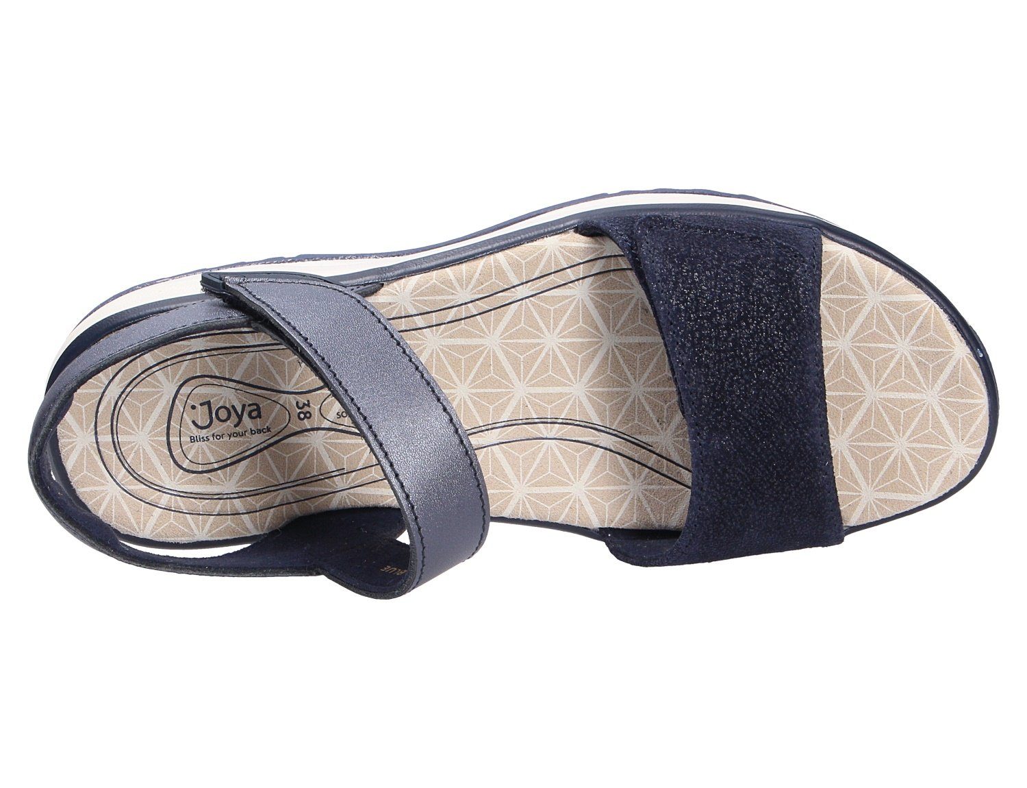 Gehcomfort Sandale Weicher FLORES DARK BLUE Joya