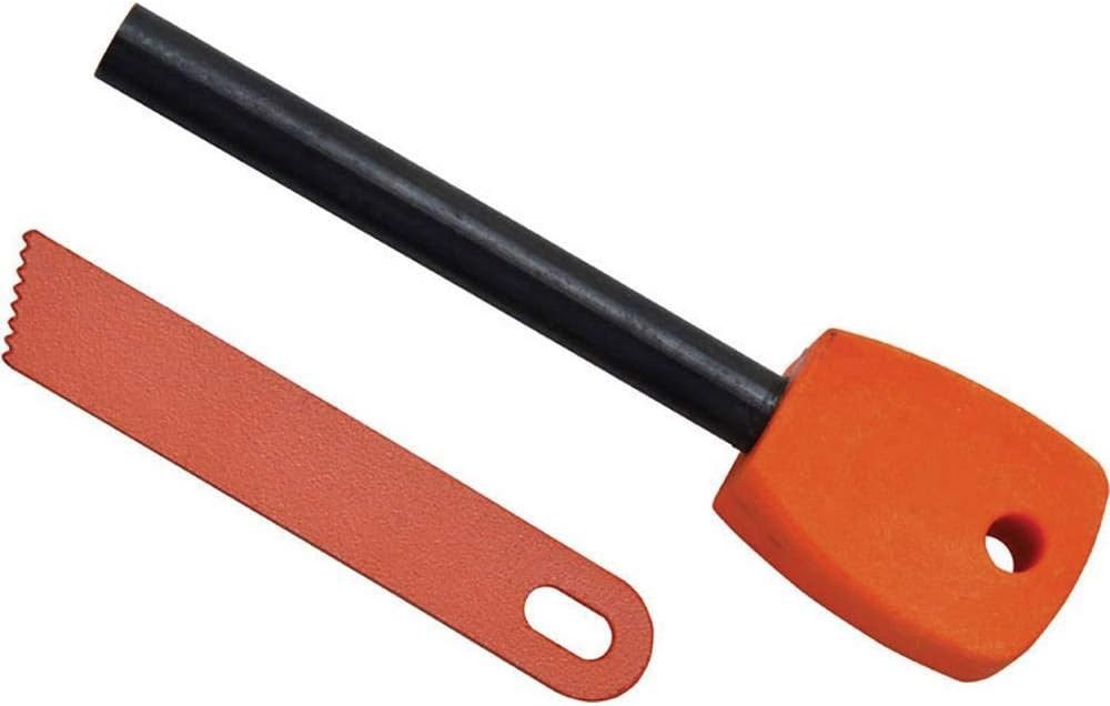 Baladéo® Feuerzeug baladéo Zündstahl Spark Ferrocerium Rod Schwarz Feuerstahl