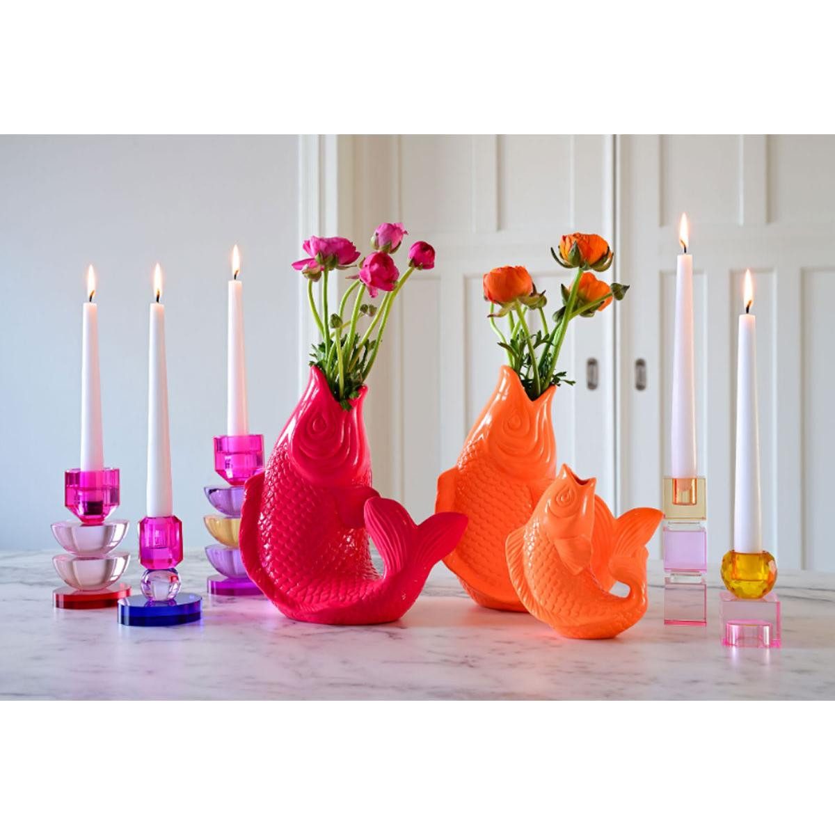 Giftcompany Dekovase Vase Fisch Mamsell Koi Neon Pink (25cm) günstig online kaufen