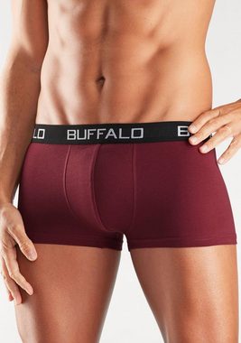 Buffalo Boxershorts (Packung, 4-St) in Hipster-Form mit Kontrastbund