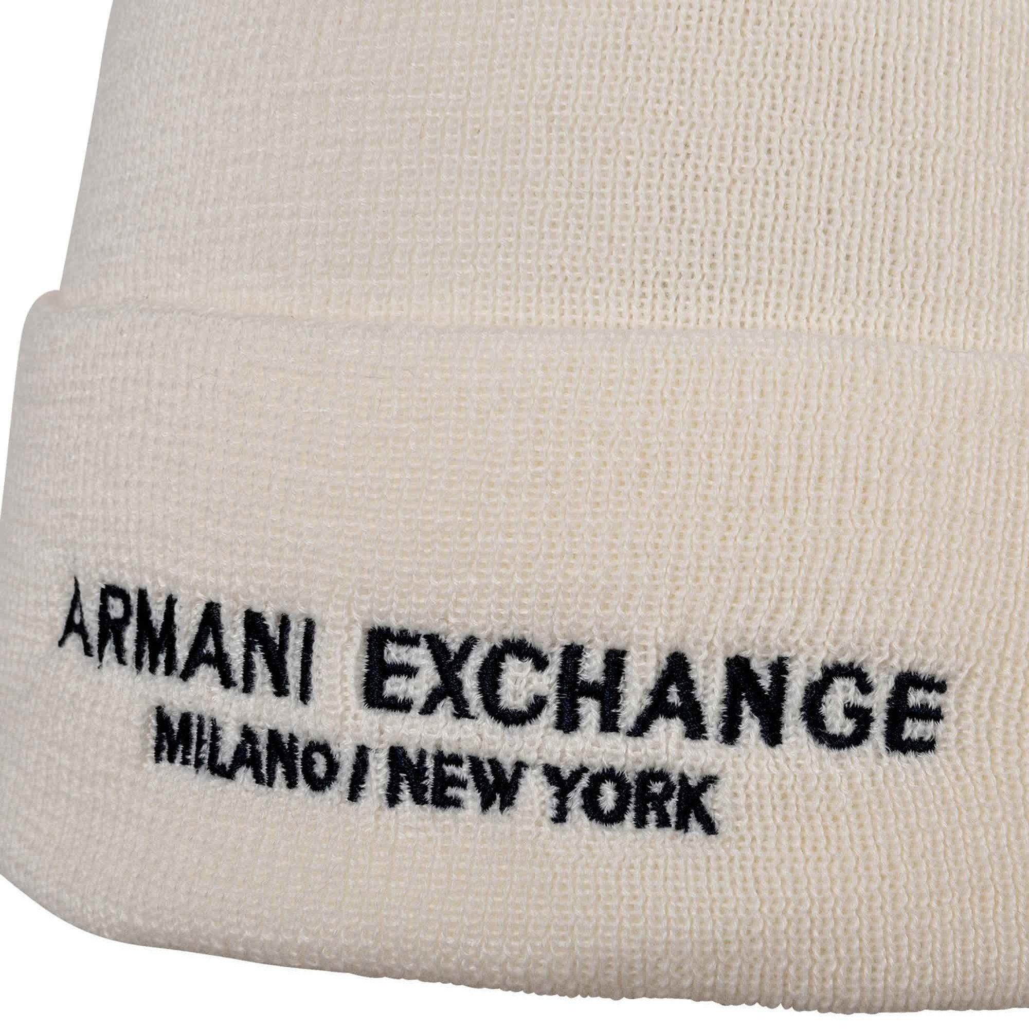 ARMANI EXCHANGE Beanie Herren Mütze Polyester Cappello Beanie