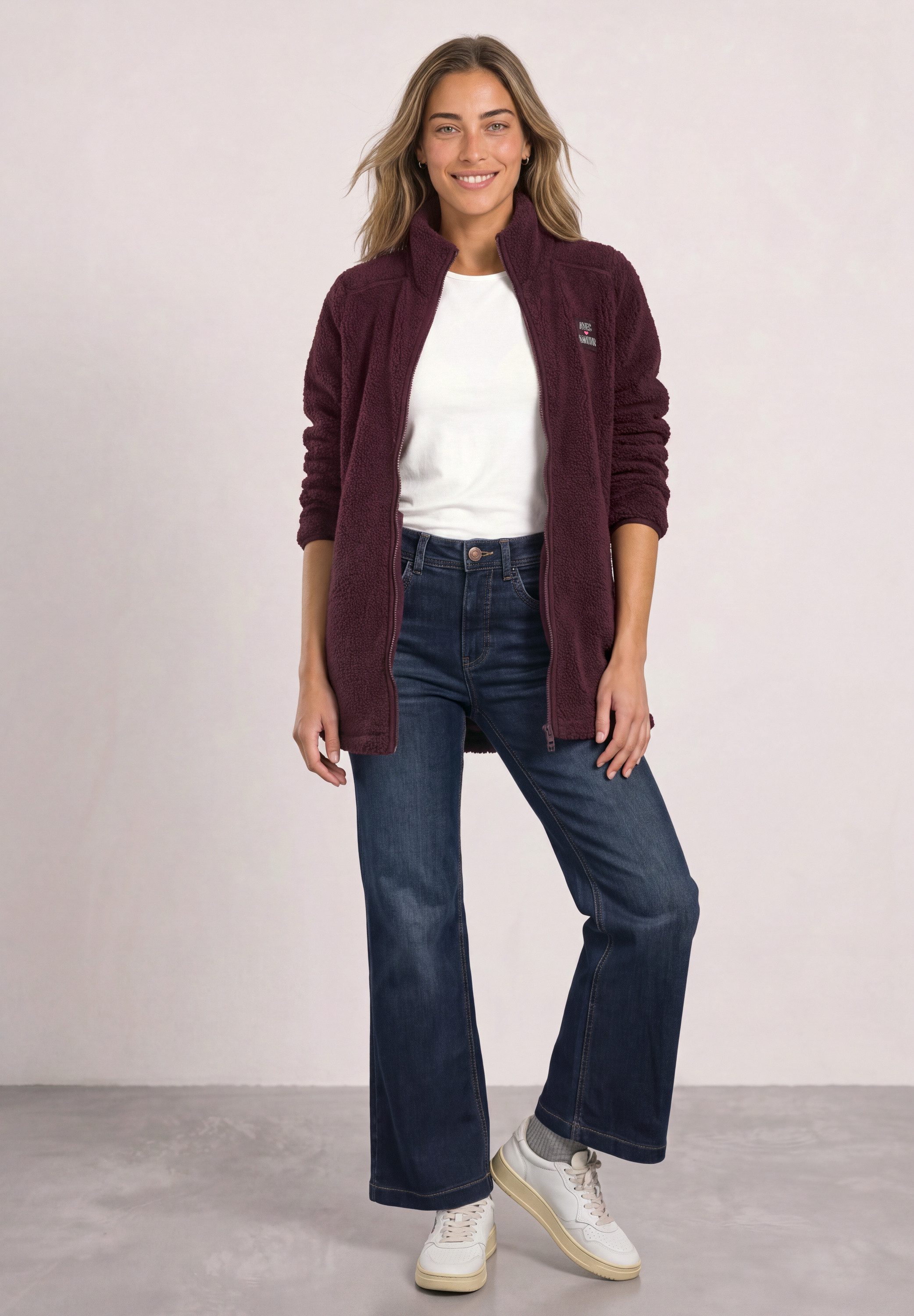 STREET ONE Fellimitatjacke mit Stehkragen – Bild 3 von 5