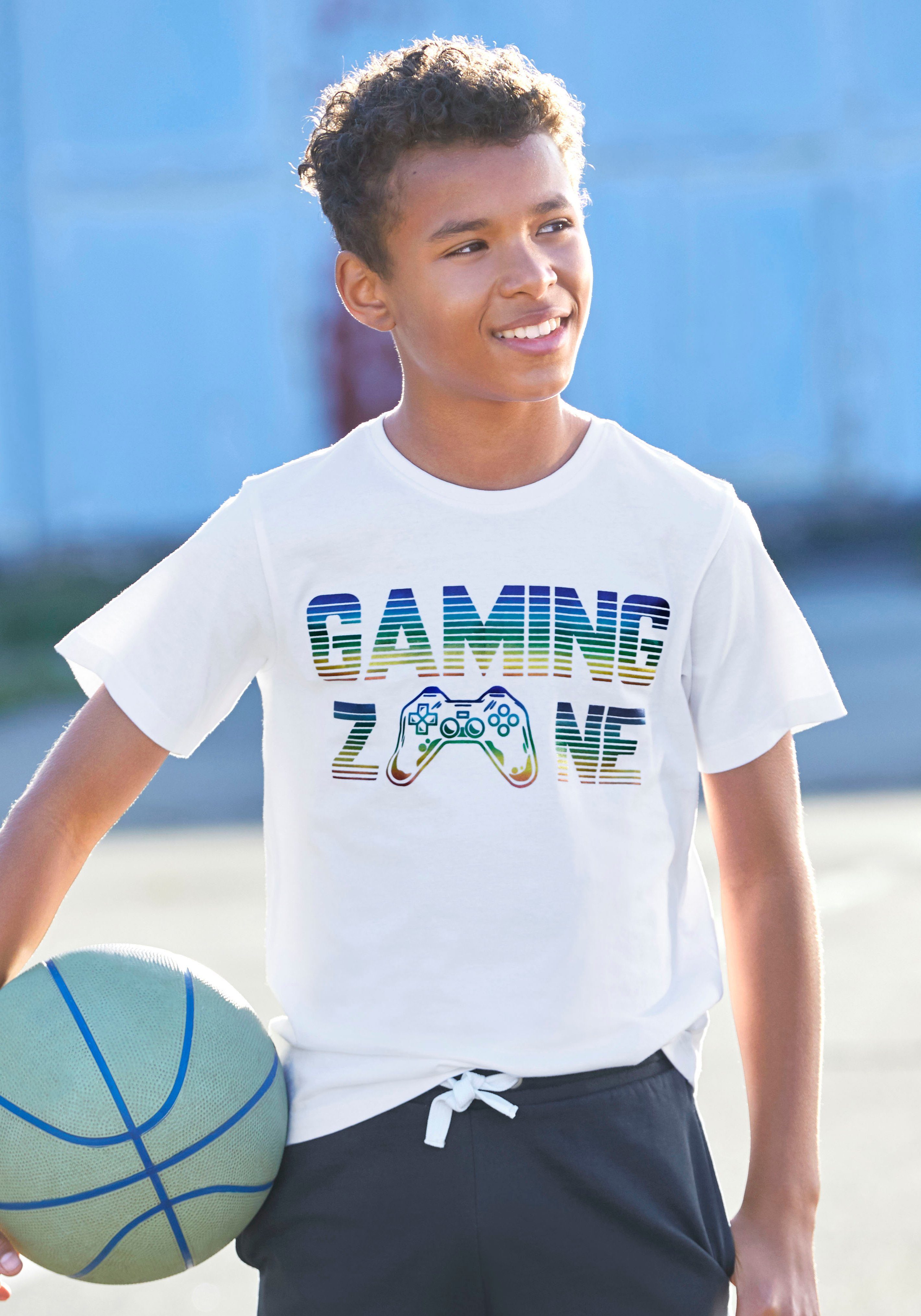 ZONE, T-Shirt GAMING Spruch KIDSWORLD