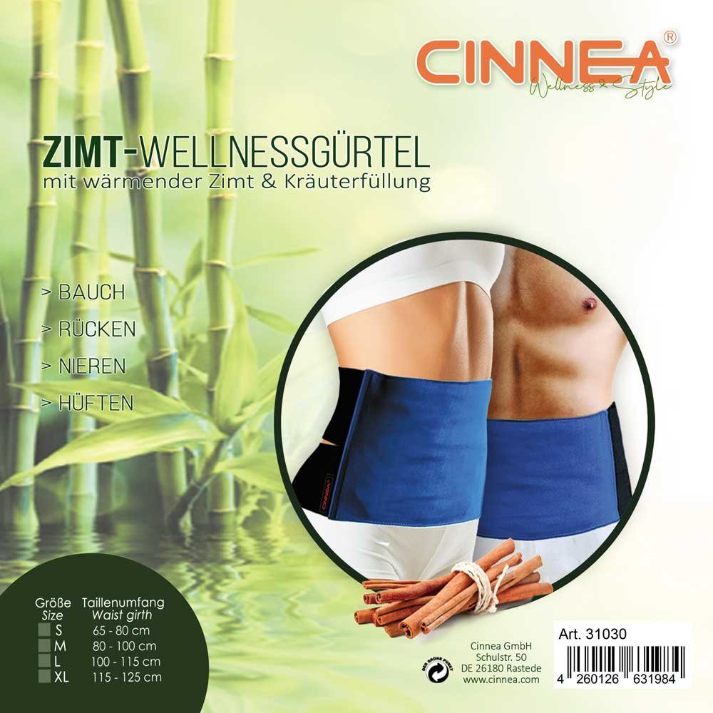 Zimtfüllung, Zimt-Wellnessgürtel Bauchweggürtel mit CINNEA wärmend