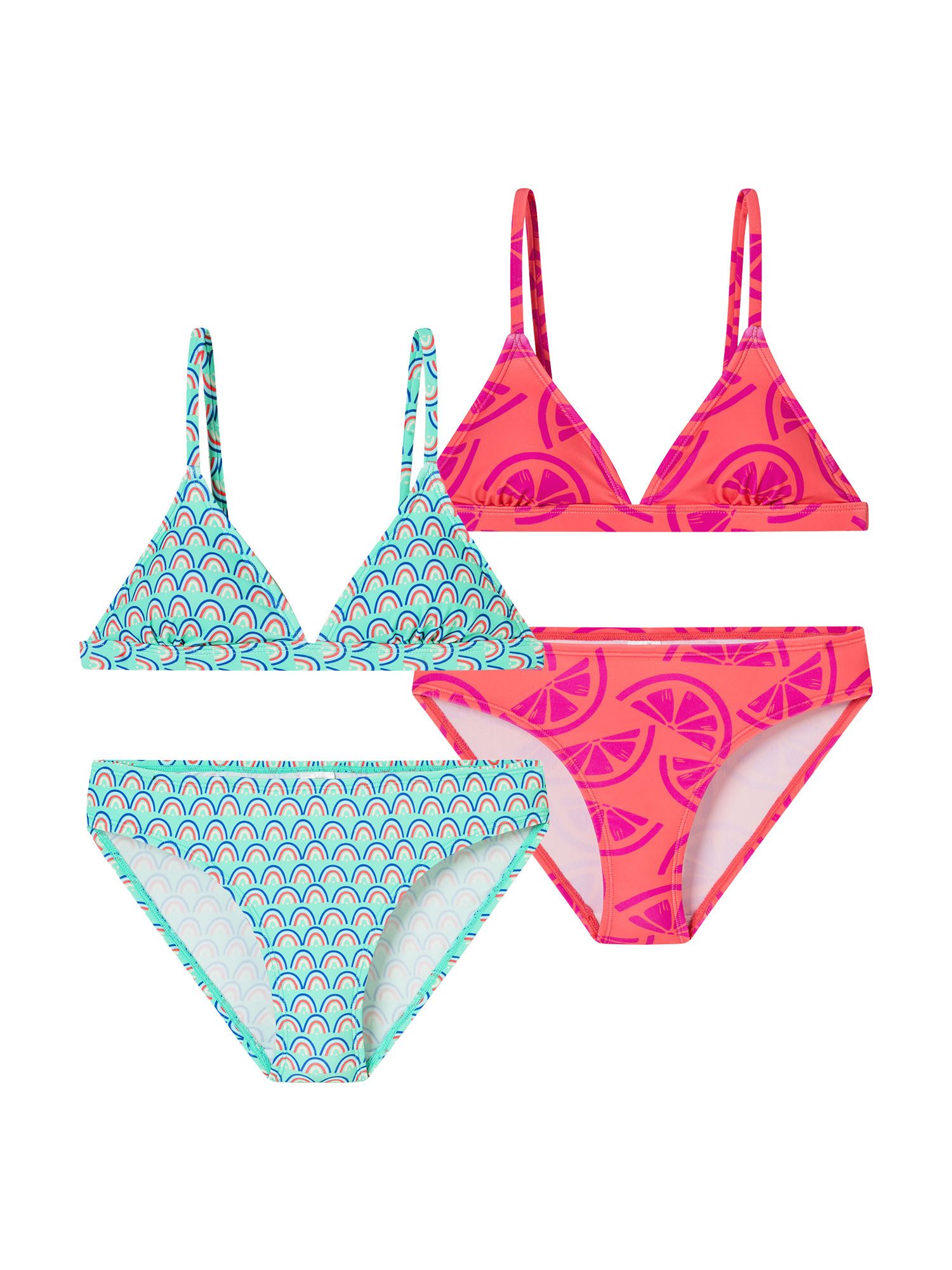 Schiesser Triangel-Bikini Aqua Teens (2-St) Triangle Bikini, Triangel Bademode, Dreiecks Bikini