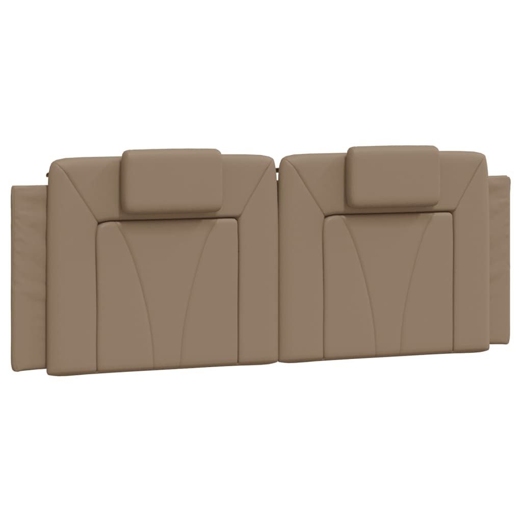 vidaXL Kopfteil Kopfteil-Kissen "Viana" Cappuccino-Braun 140 günstig online kaufen